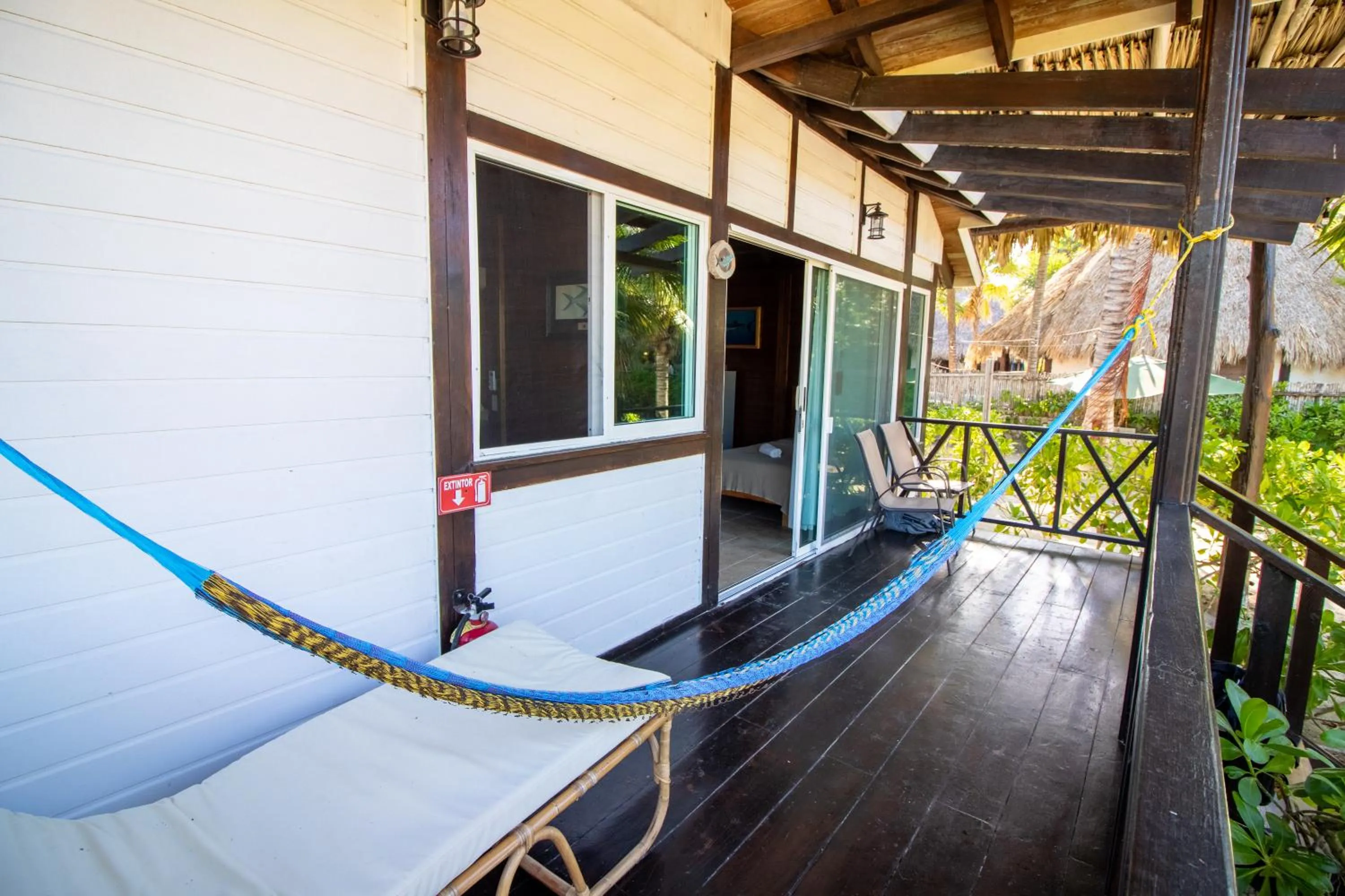 Patio in Hotel Encanto Holbox Beach Front