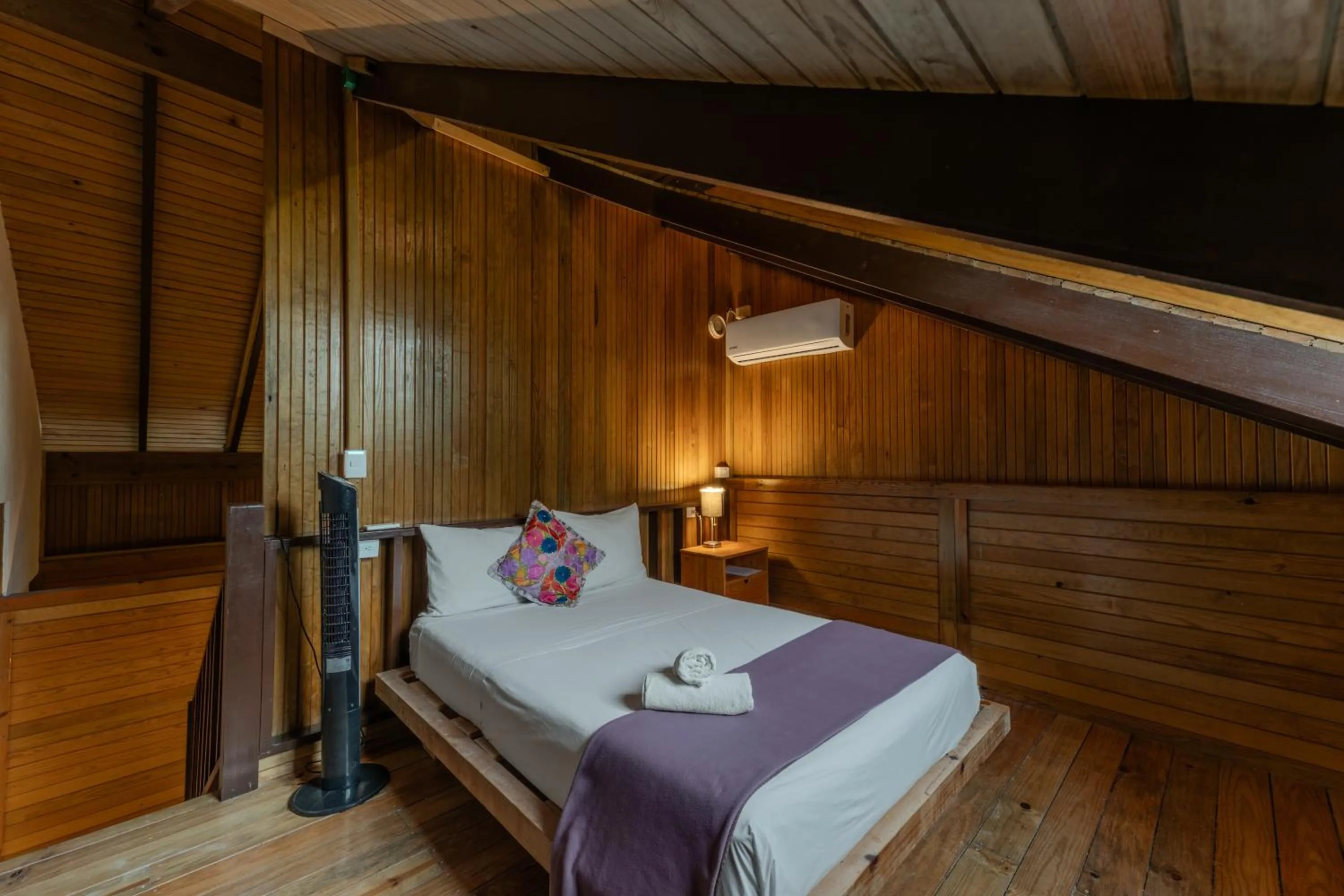 Bed in Tekio Beach Hotel