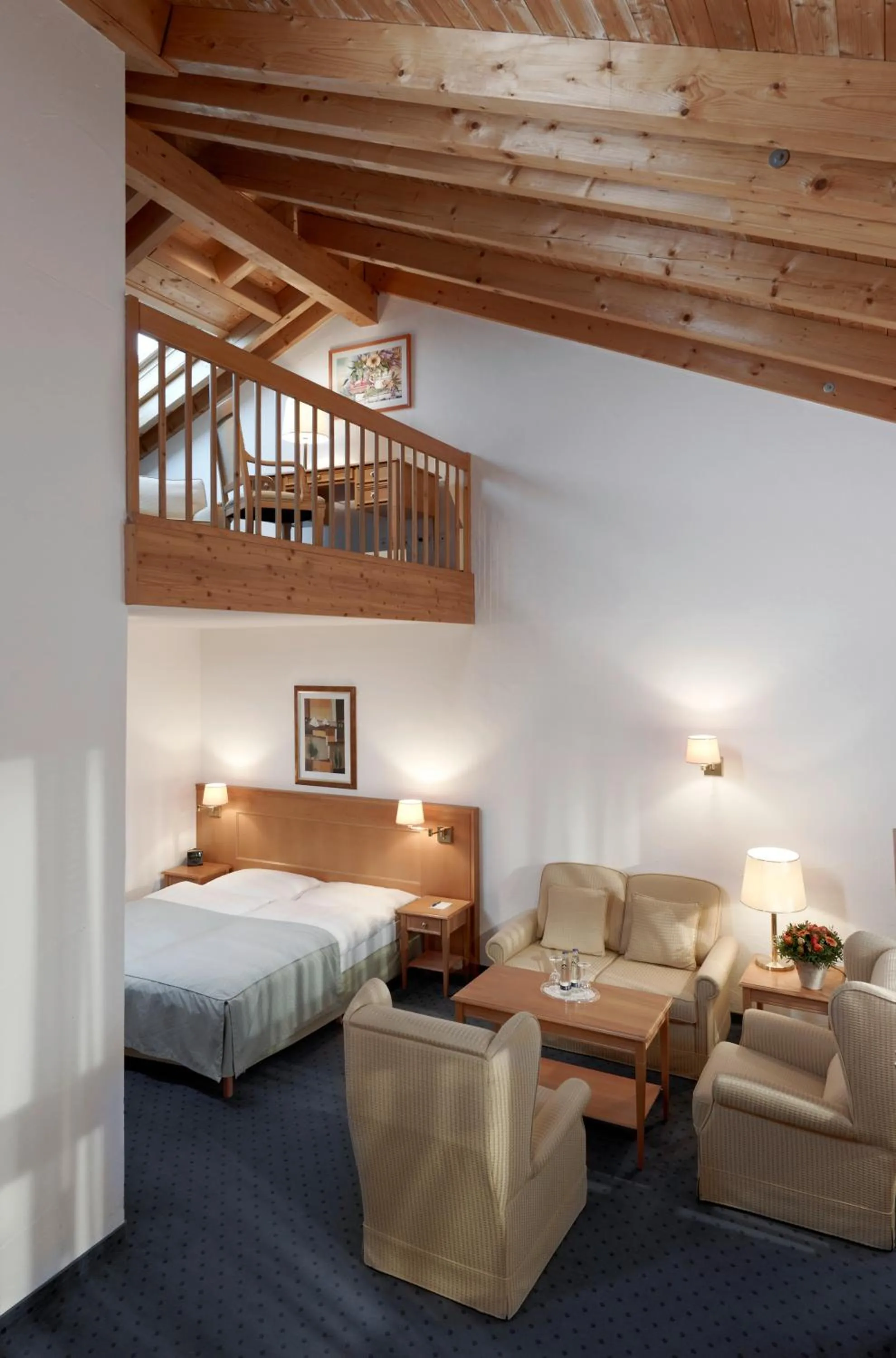 Photo of the whole room, Bed in Margarethenhof am Tegernsee