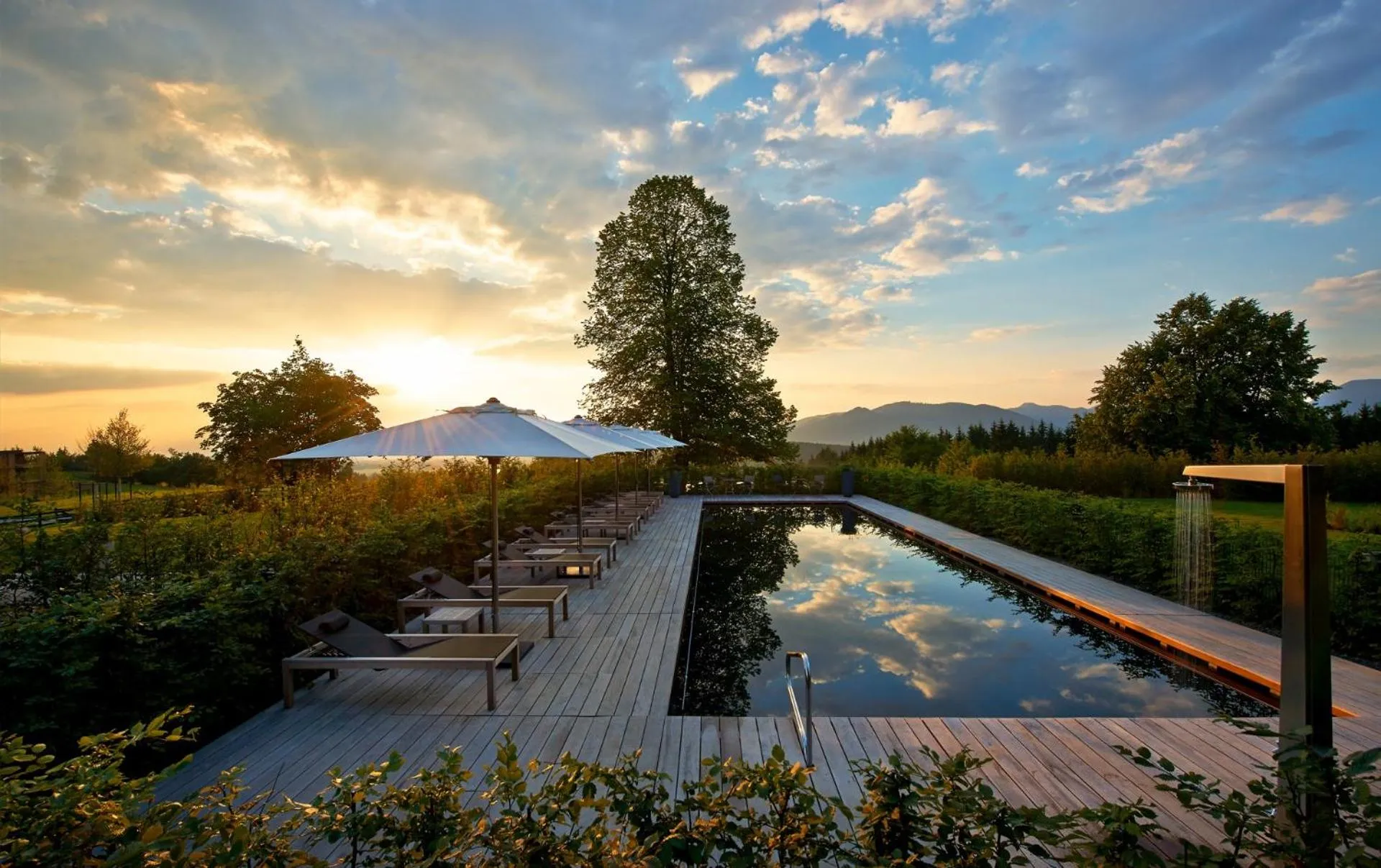 Swimming pool in Margarethenhof am Tegernsee