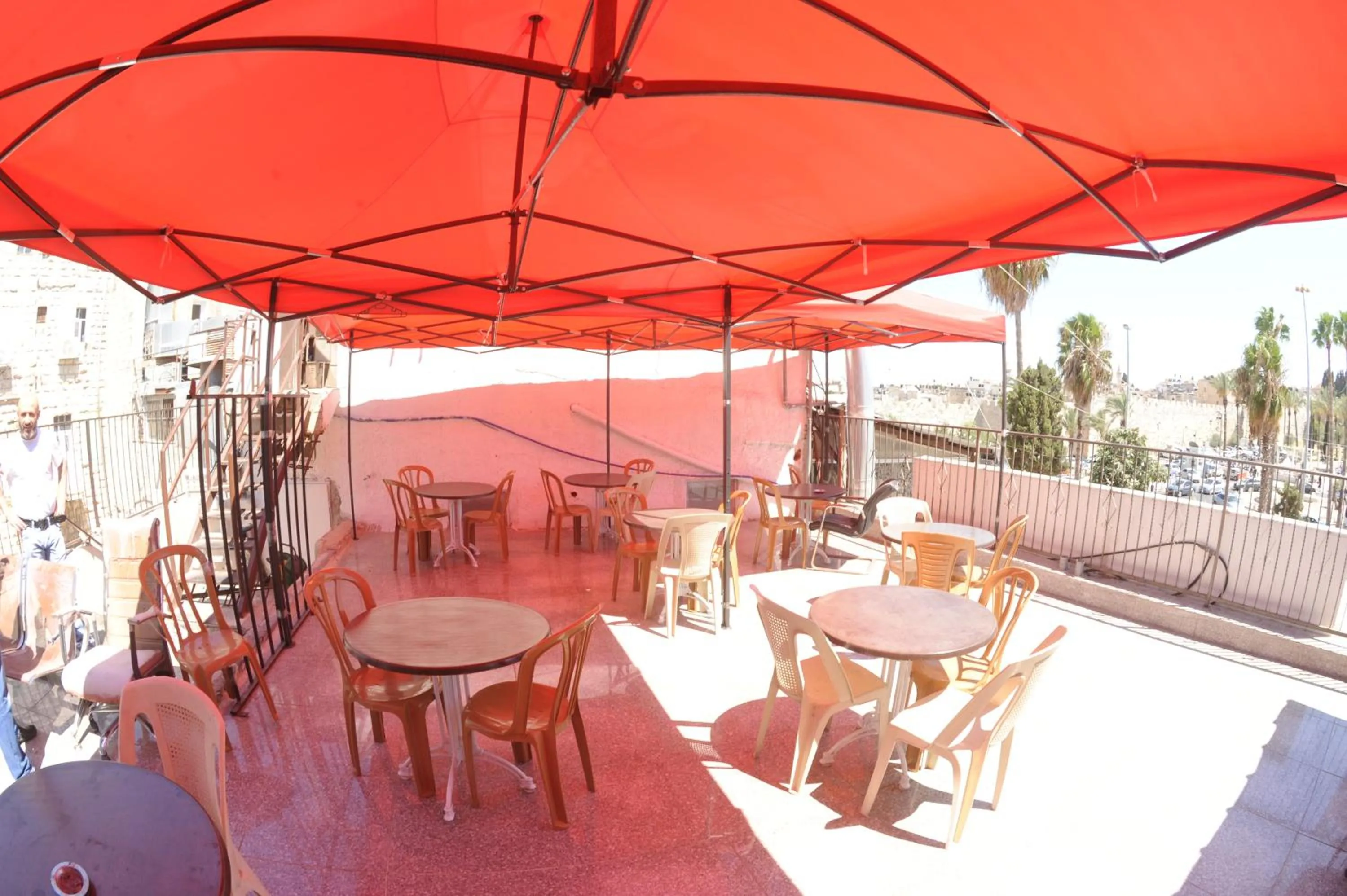 Balcony/Terrace in Palm Hostel