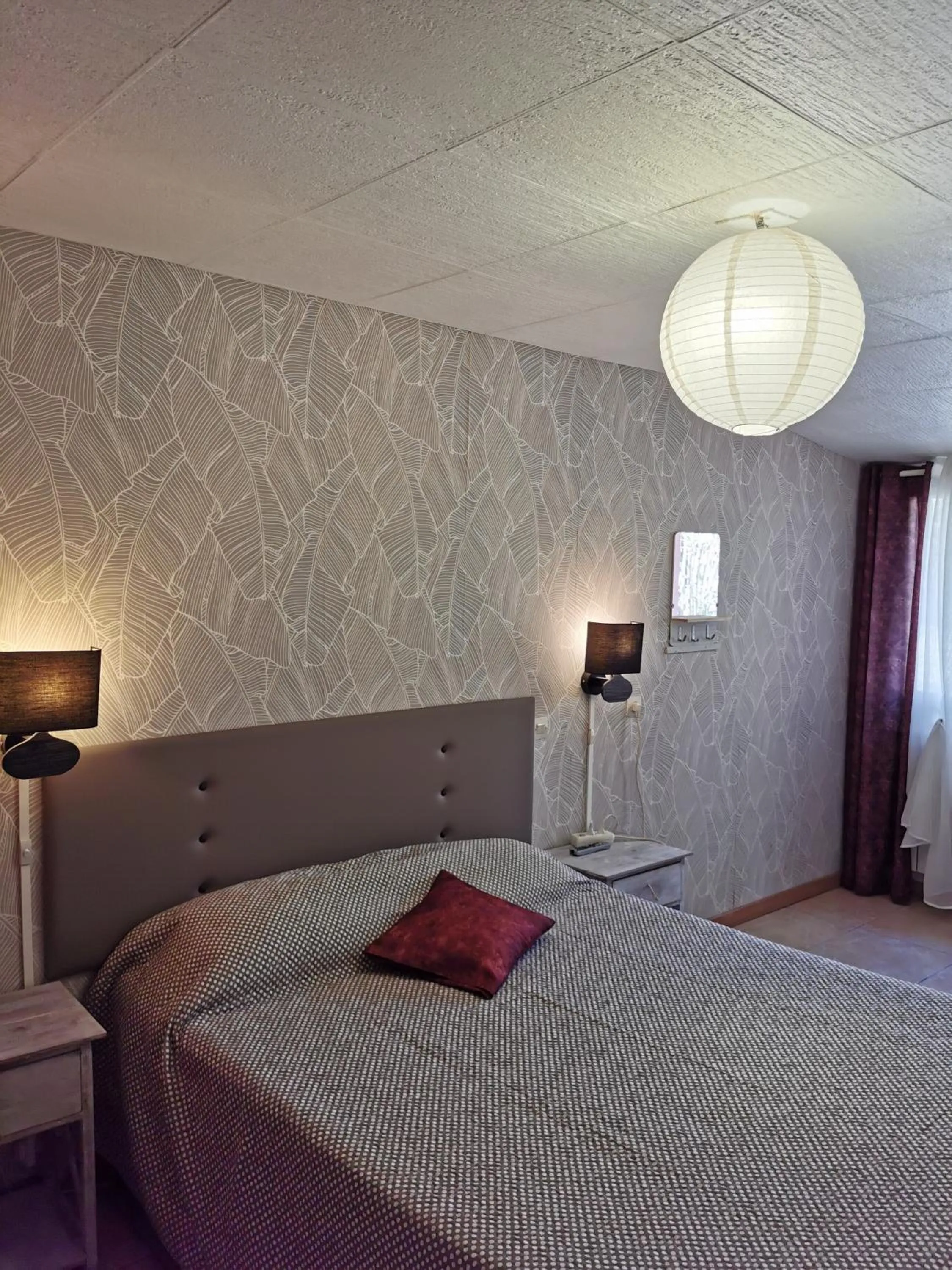 Bed in La Chaumiere d Agde