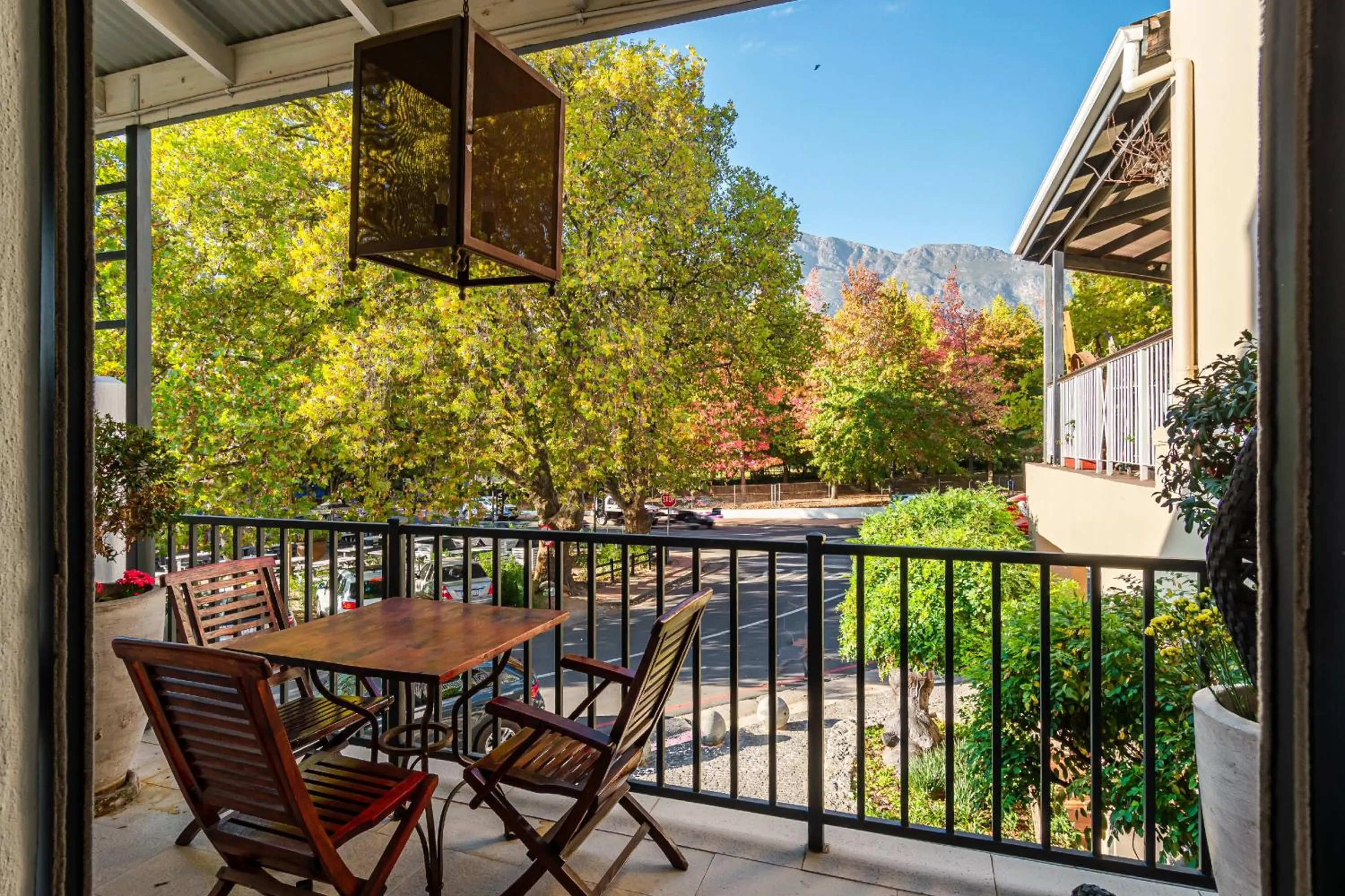 Balcony/Terrace in The Ivy Apartments Franschhoek