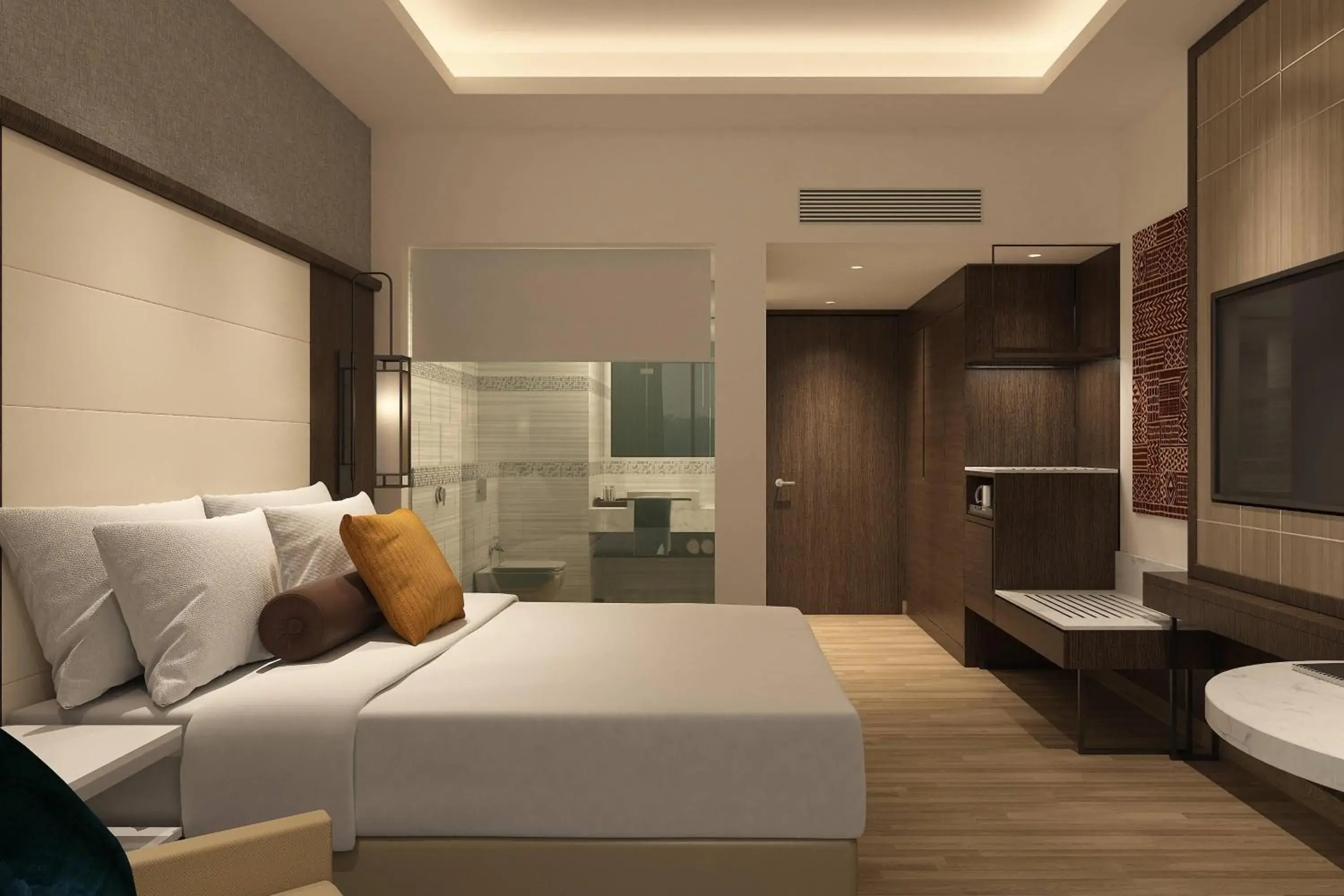 Deluxe King Room - Early Check-in and Late Check-out (Subject to Availability) in Courtyard by Marriott Surat Deluxe King Room - Early Check-in and Late Check-out (Subject to Availability) in Courtyard by Marriott Surat