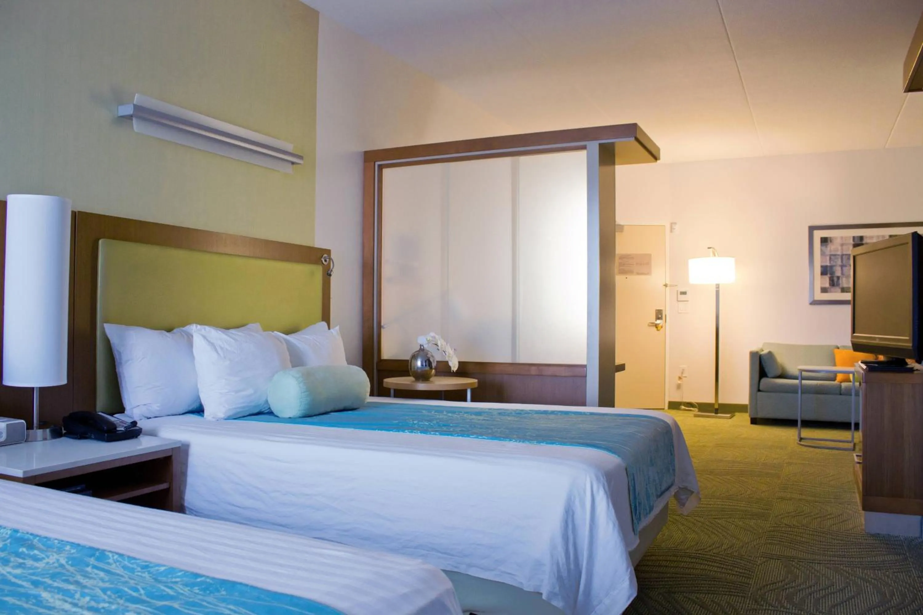 Photo of the whole room, Bed in SpringHill Suites Cincinnati Airport South