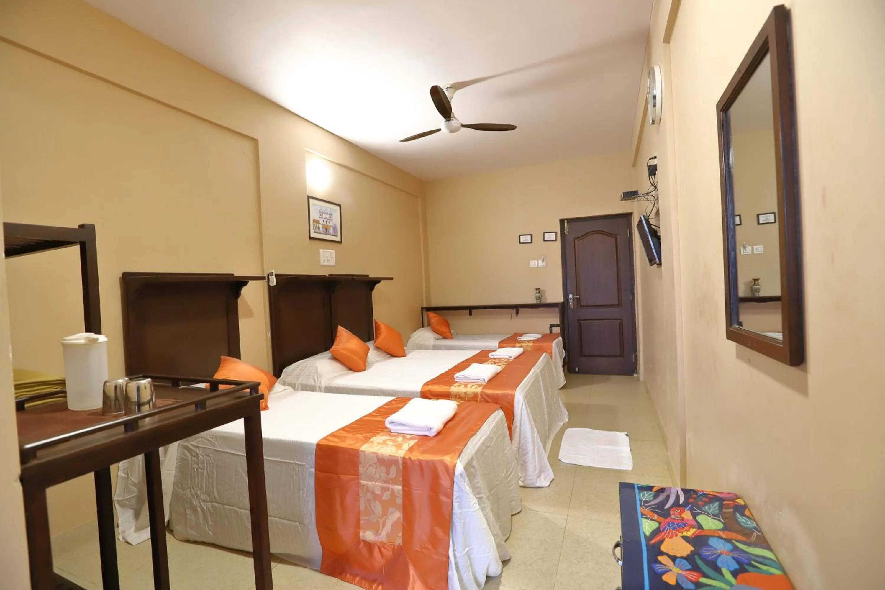 Bed in Dimar Beach Hotel