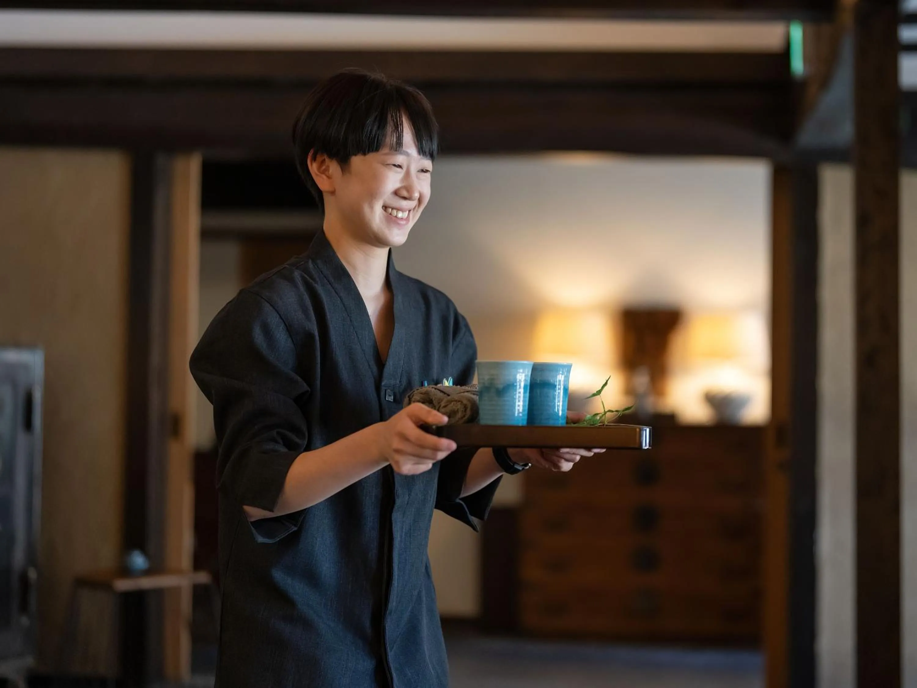 People in Machiya Hotel oyado baison