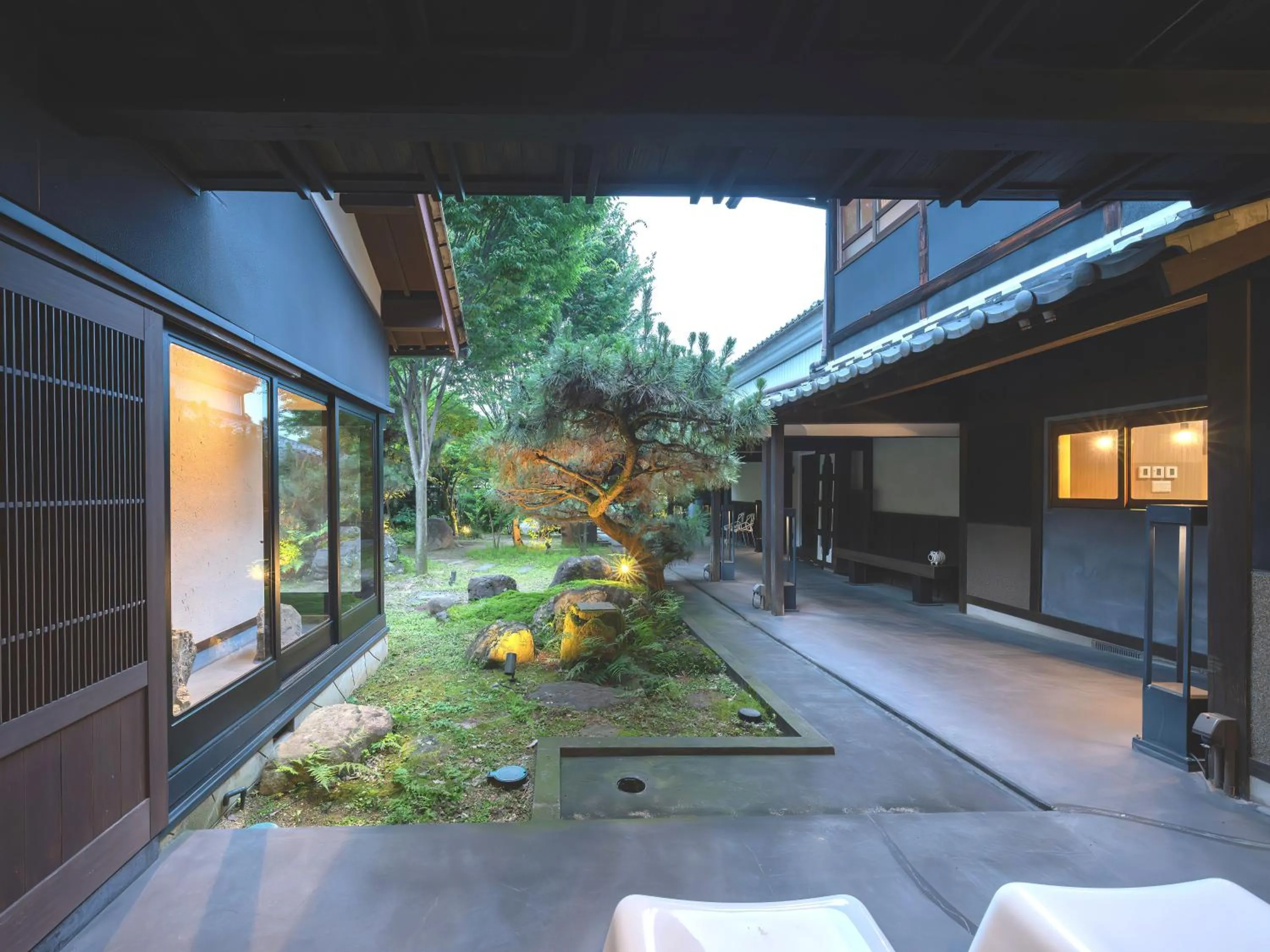 Garden view in Machiya Hotel oyado baison