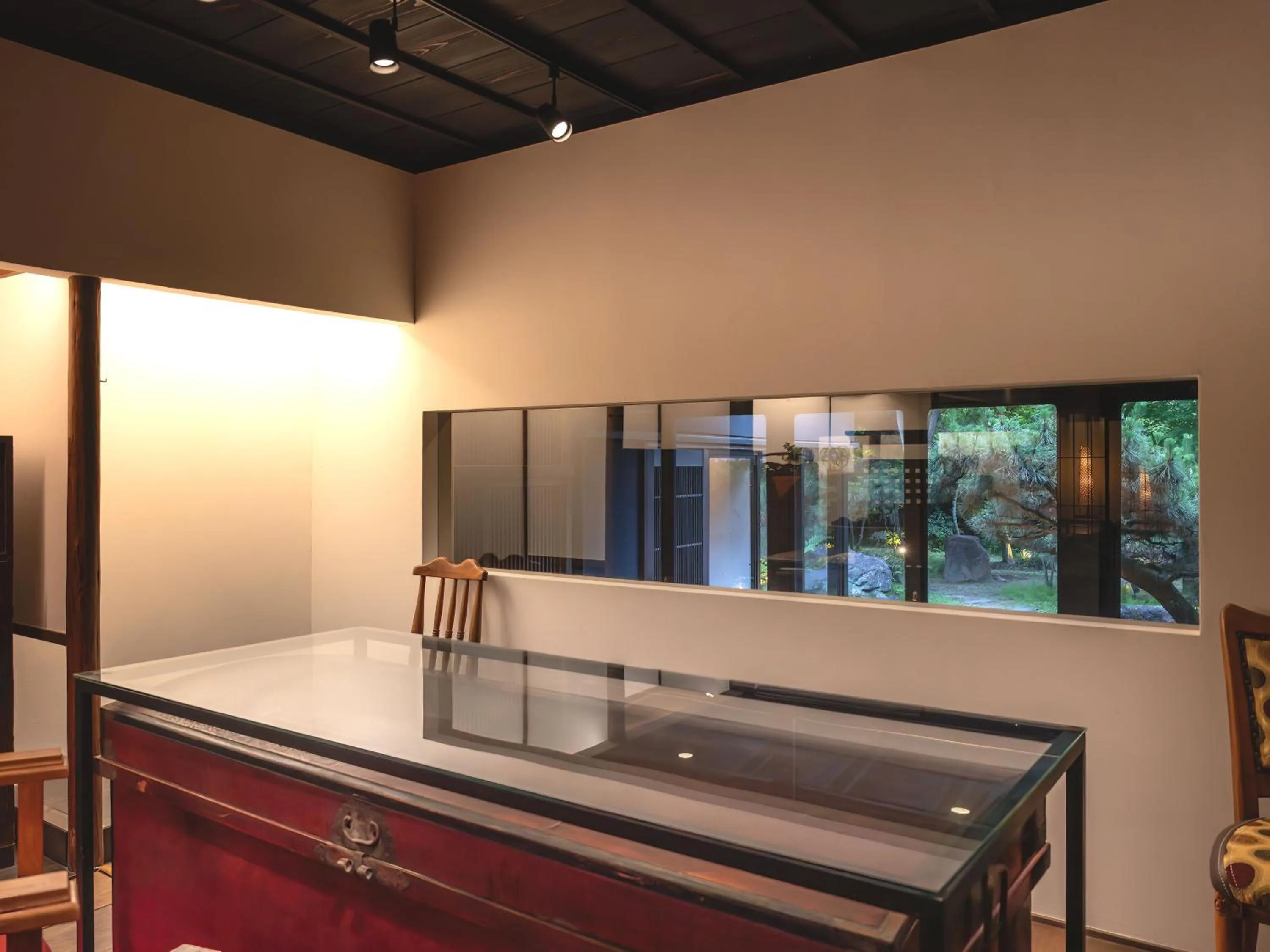 Decorative detail in Machiya Hotel oyado baison