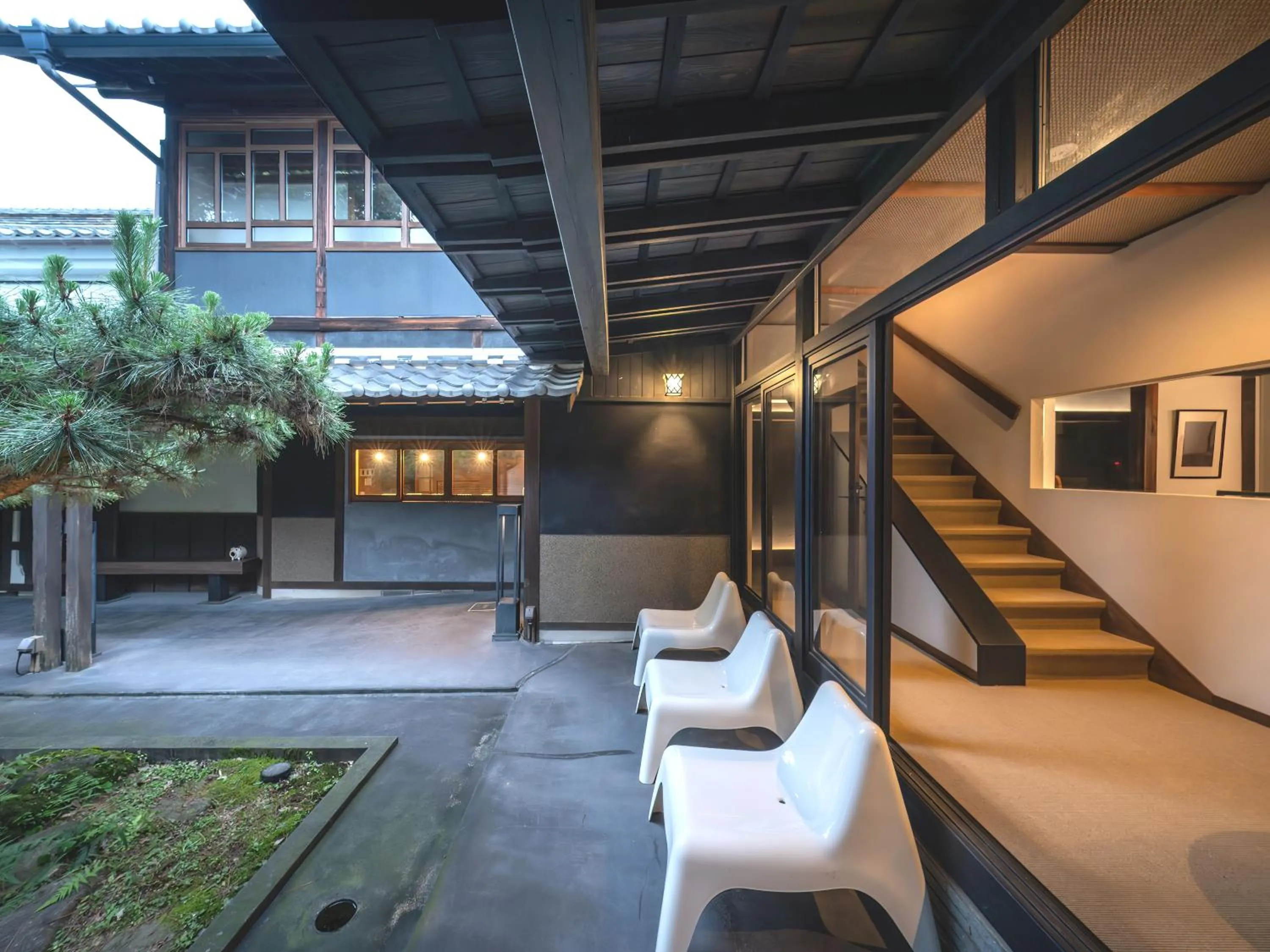 Garden view in Machiya Hotel oyado baison