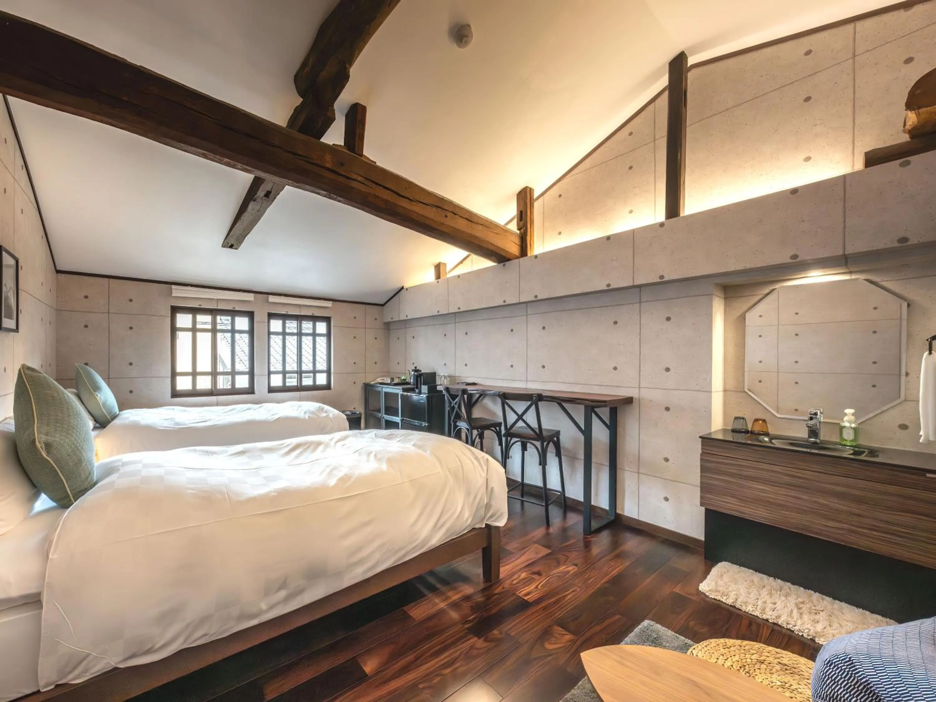 Photo of the whole room, Bed in Machiya Hotel oyado baison