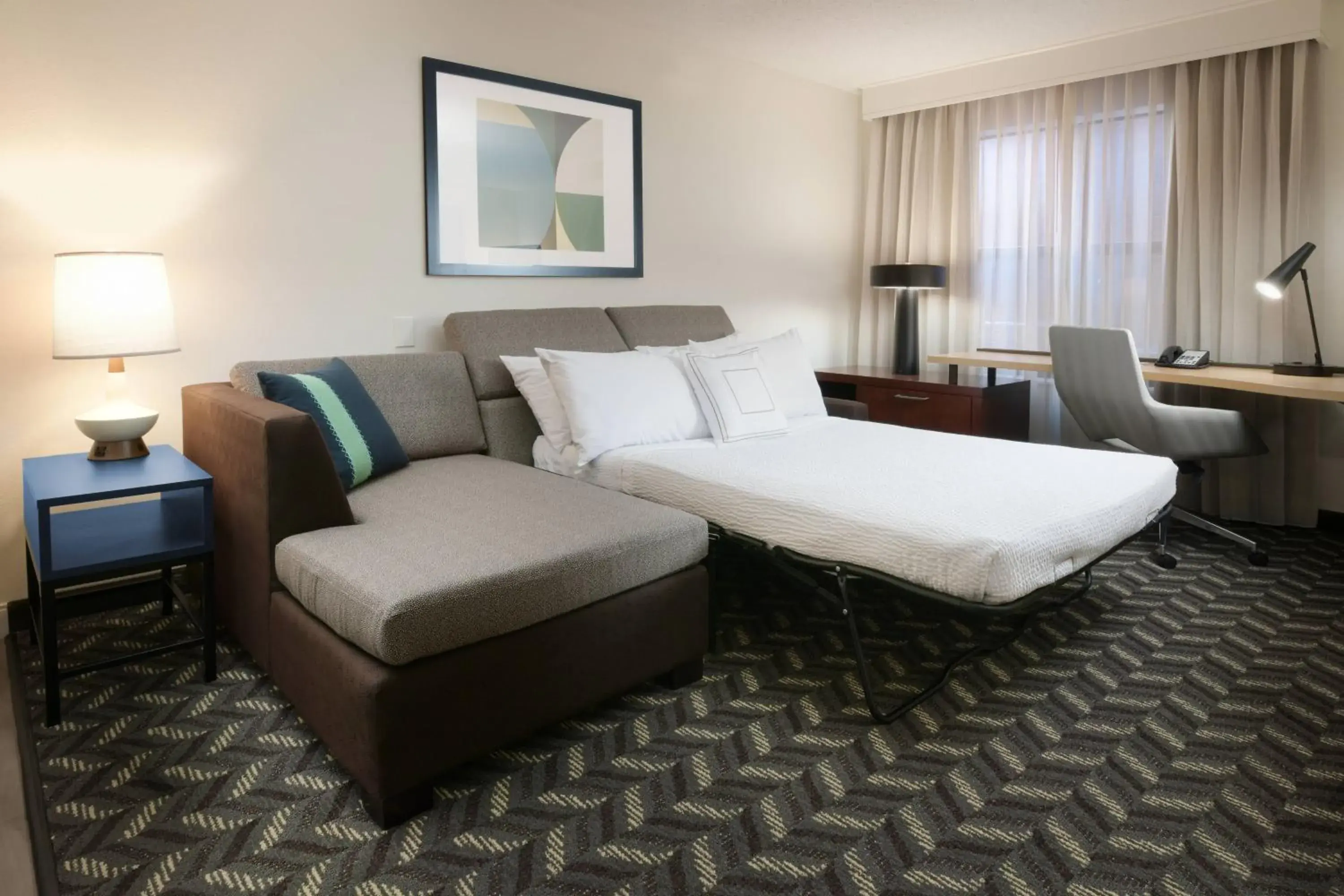 One-Bedroom Queen Suite with Sofa Bed in Residence Inn Dallas Addison/Quorum Drive One-Bedroom Queen Suite with Sofa Bed in Residence Inn Dallas Addison/Quorum Drive