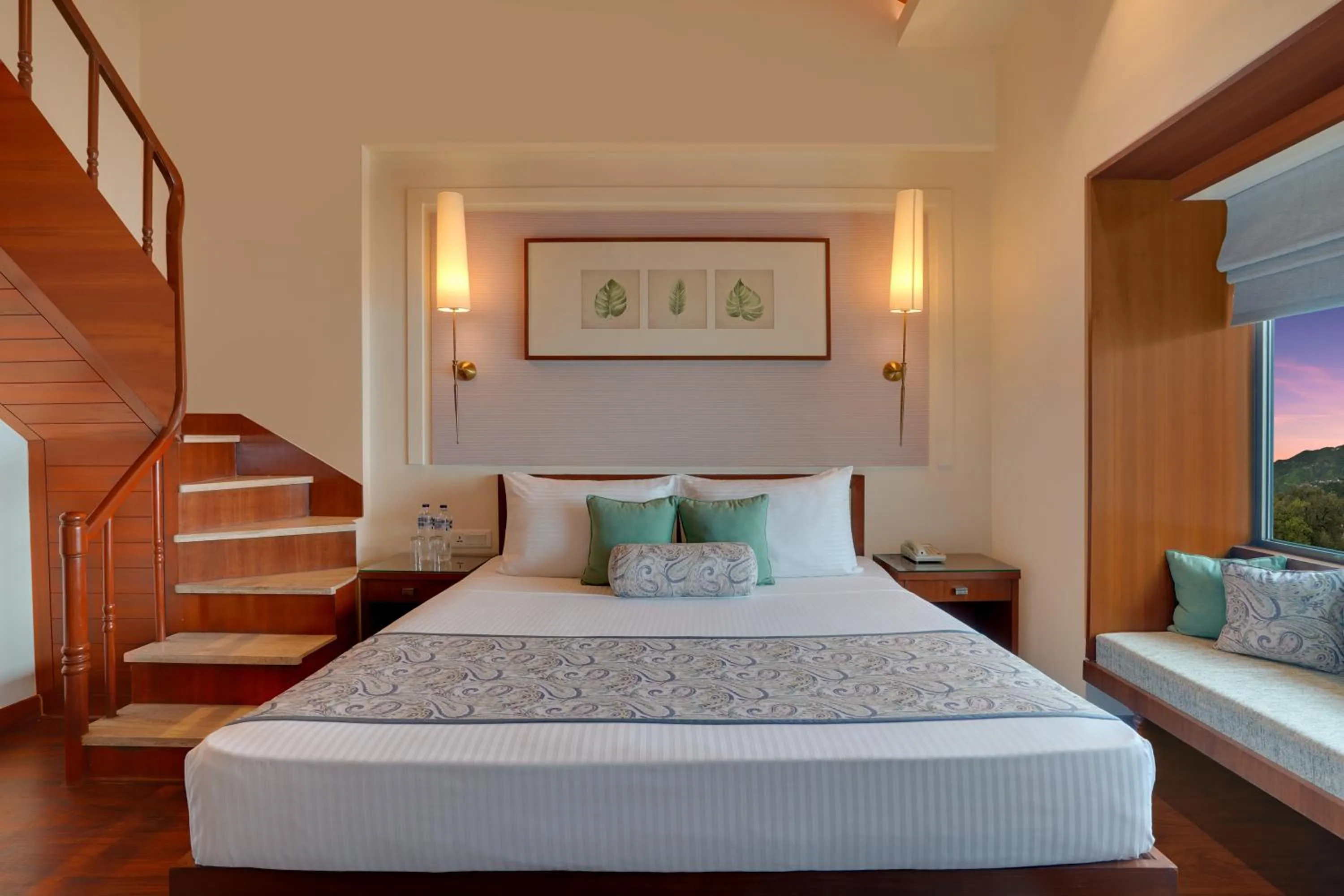 Bed in Lemon Tree Resort, Mussoorie