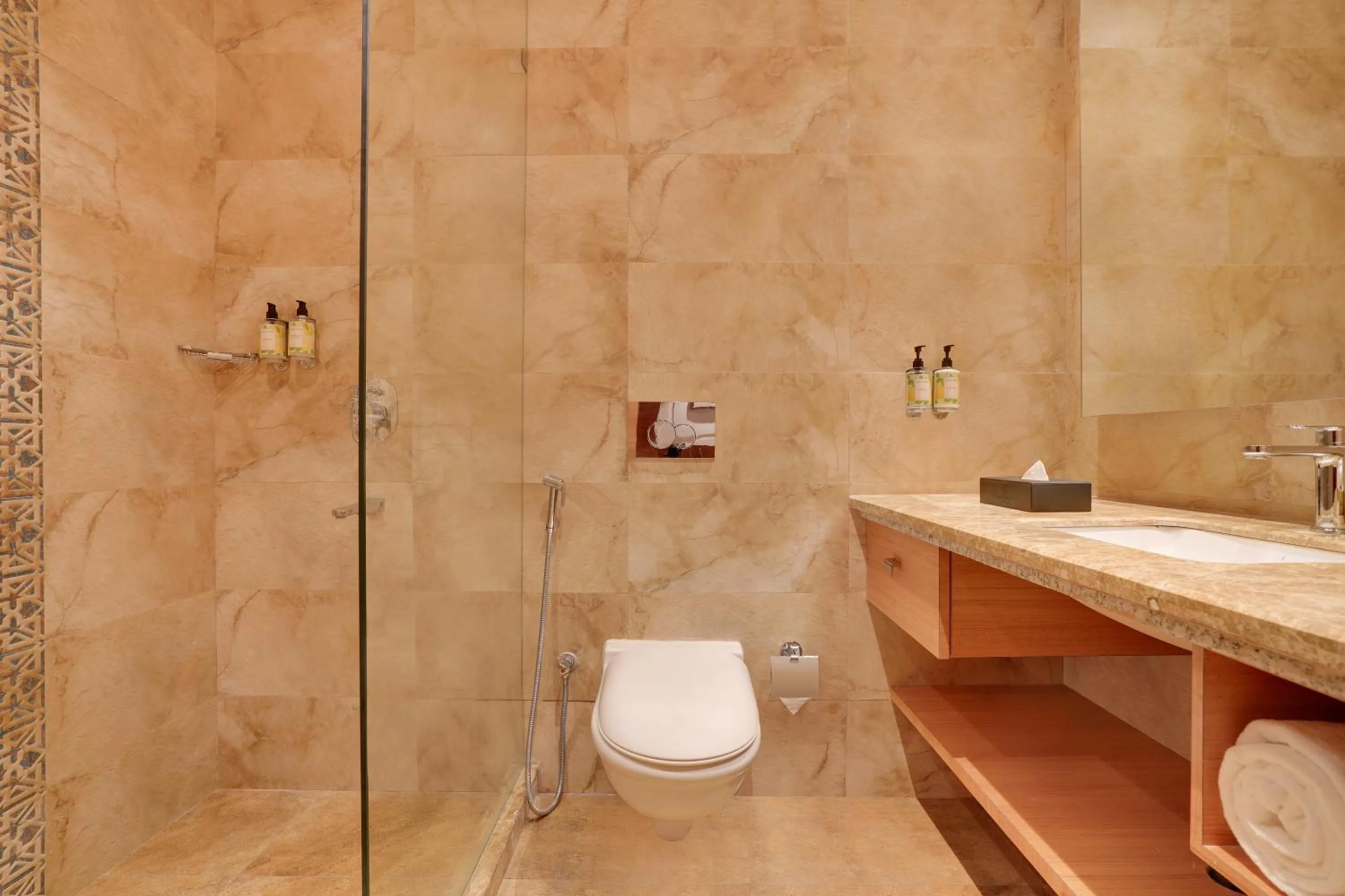 Bathroom in Lemon Tree Resort, Mussoorie