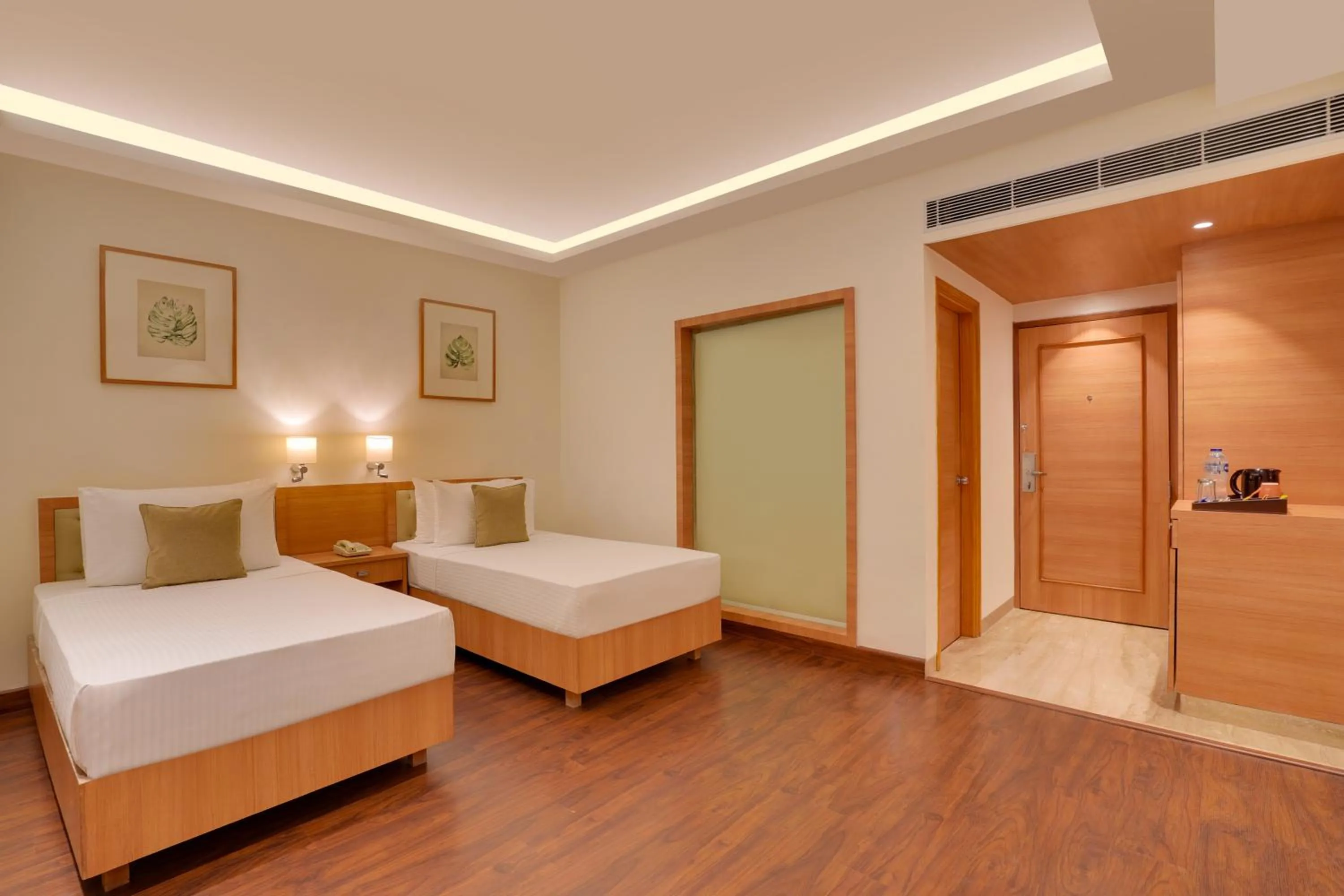 Bed in Lemon Tree Resort, Mussoorie