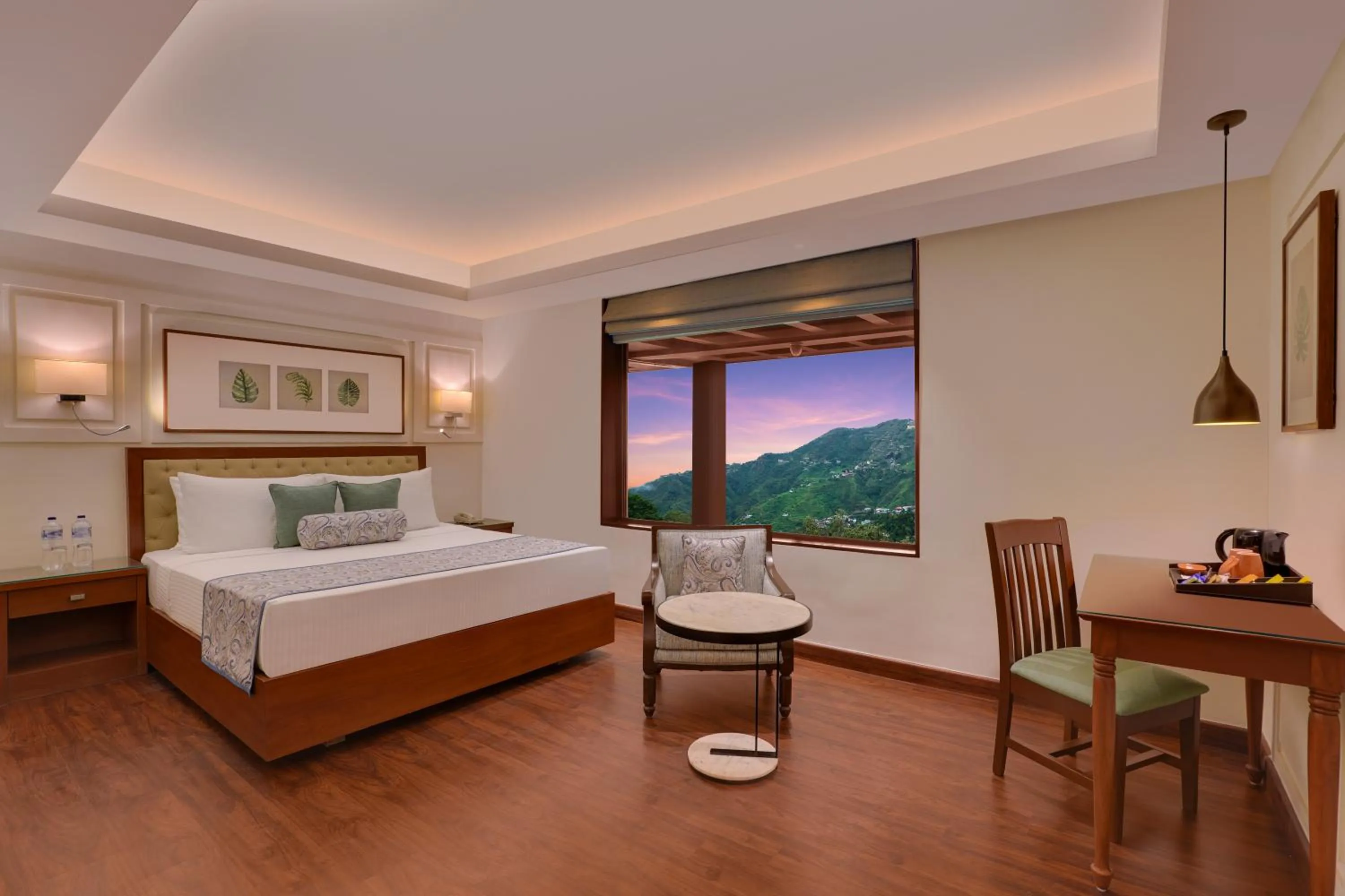 View (from property/room), Bed in Lemon Tree Resort, Mussoorie