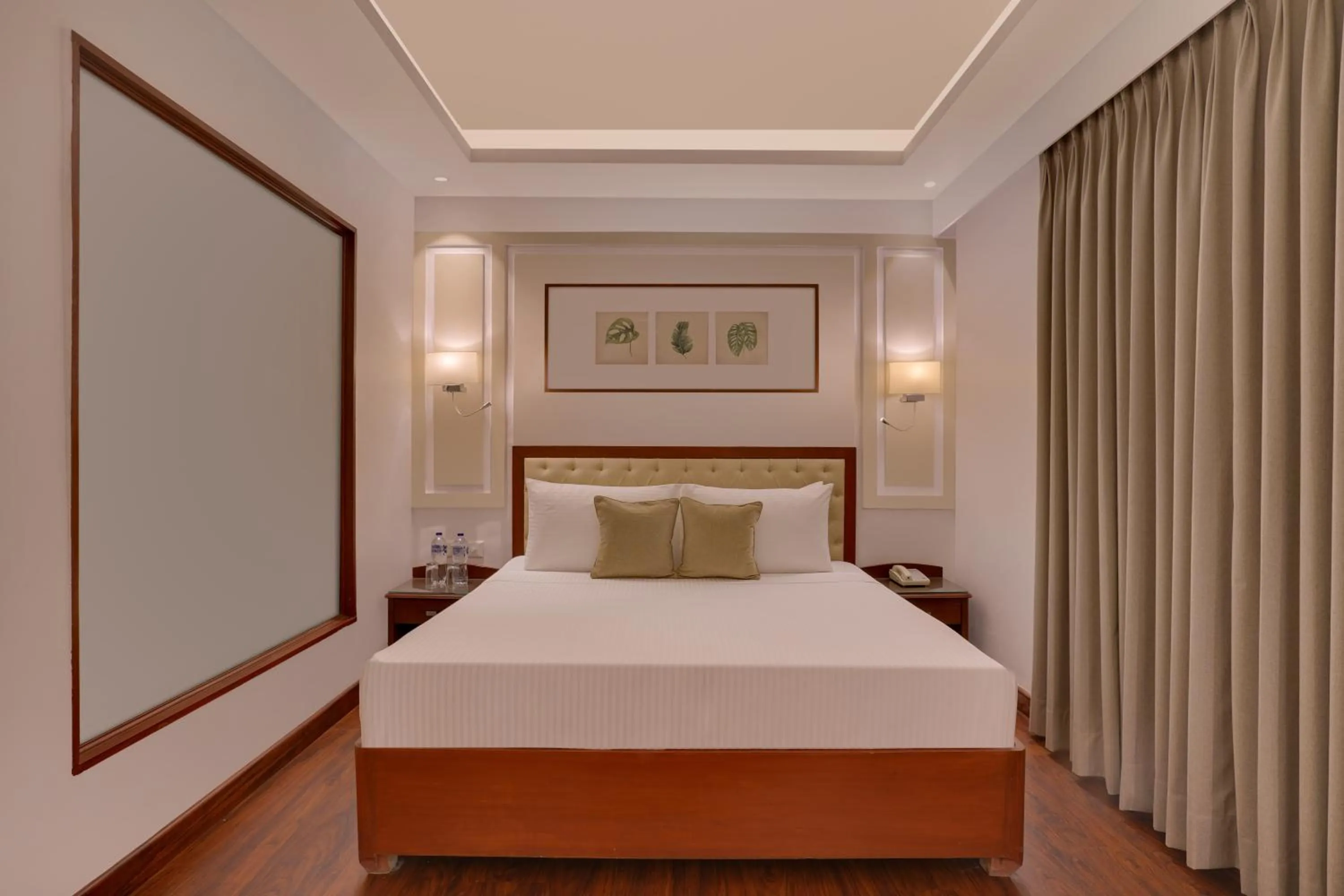 Bed in Lemon Tree Resort, Mussoorie