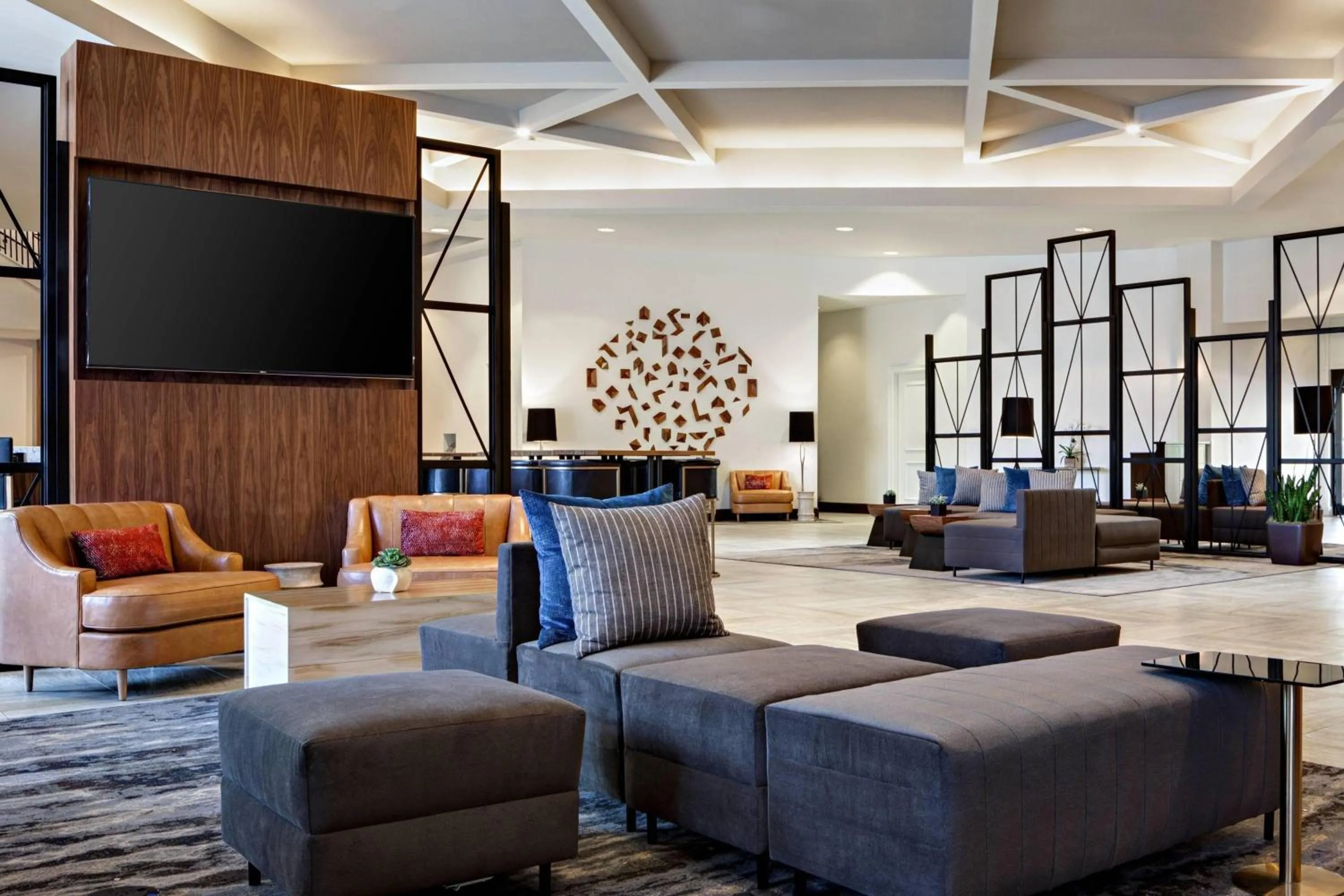 Lobby or reception in Marriott Dallas Las Colinas
