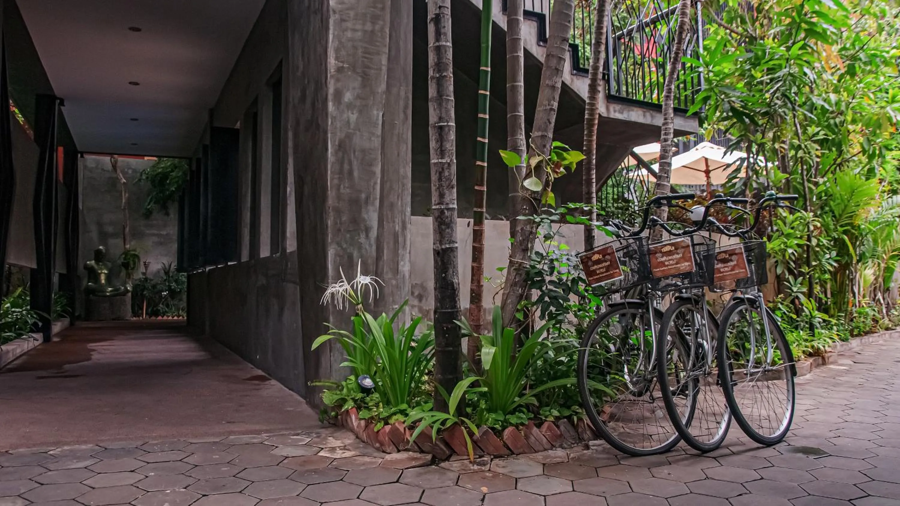 Cycling in Golden Temple Villa