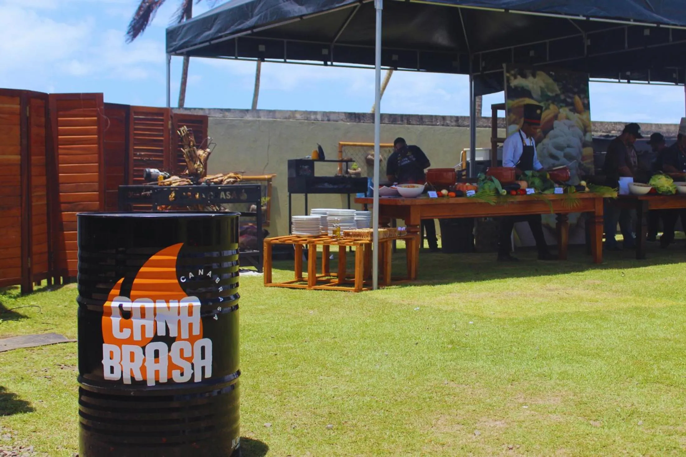 BBQ facilities in Cana Brava All Inclusive Resort