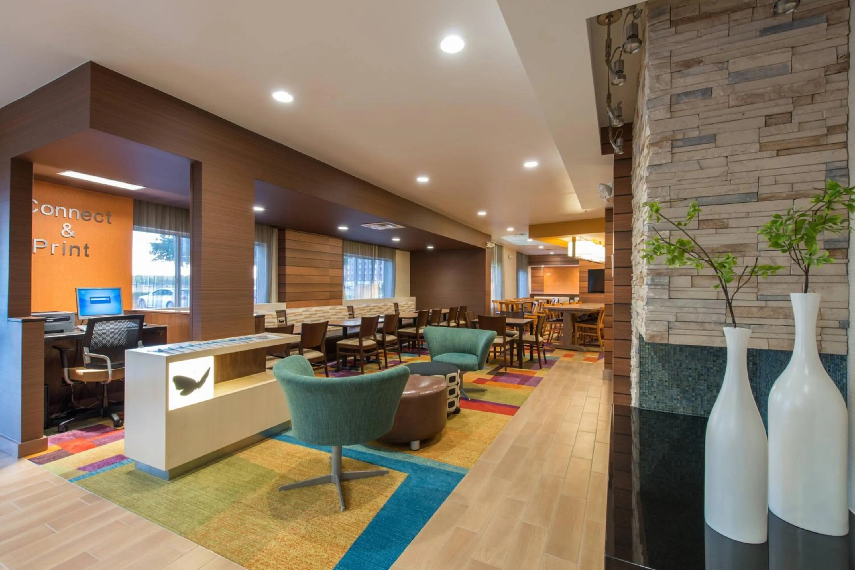 Lobby or reception in Fairfield Inn & Suites Dallas Lewisville