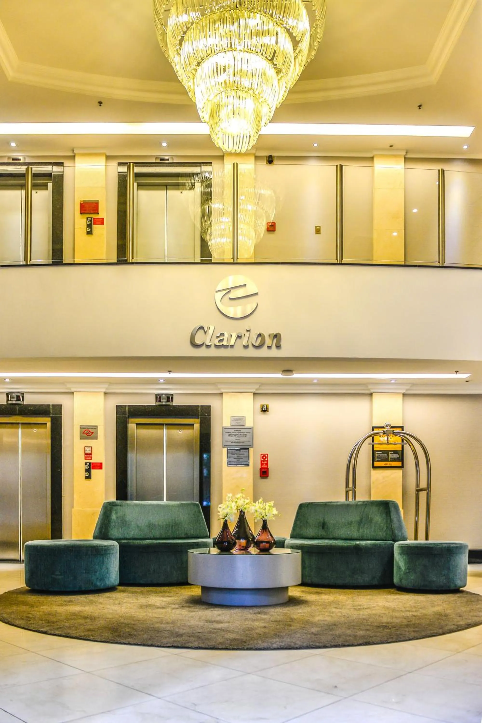 Lobby or reception in Clarion Faria Lima