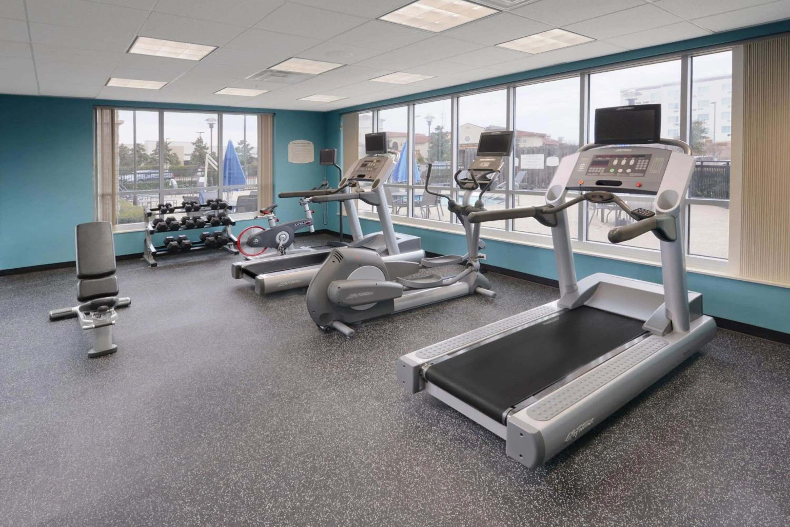 Fitness centre/facilities in Fairfield Inn & Suites by Marriott Dallas Plano The Colony