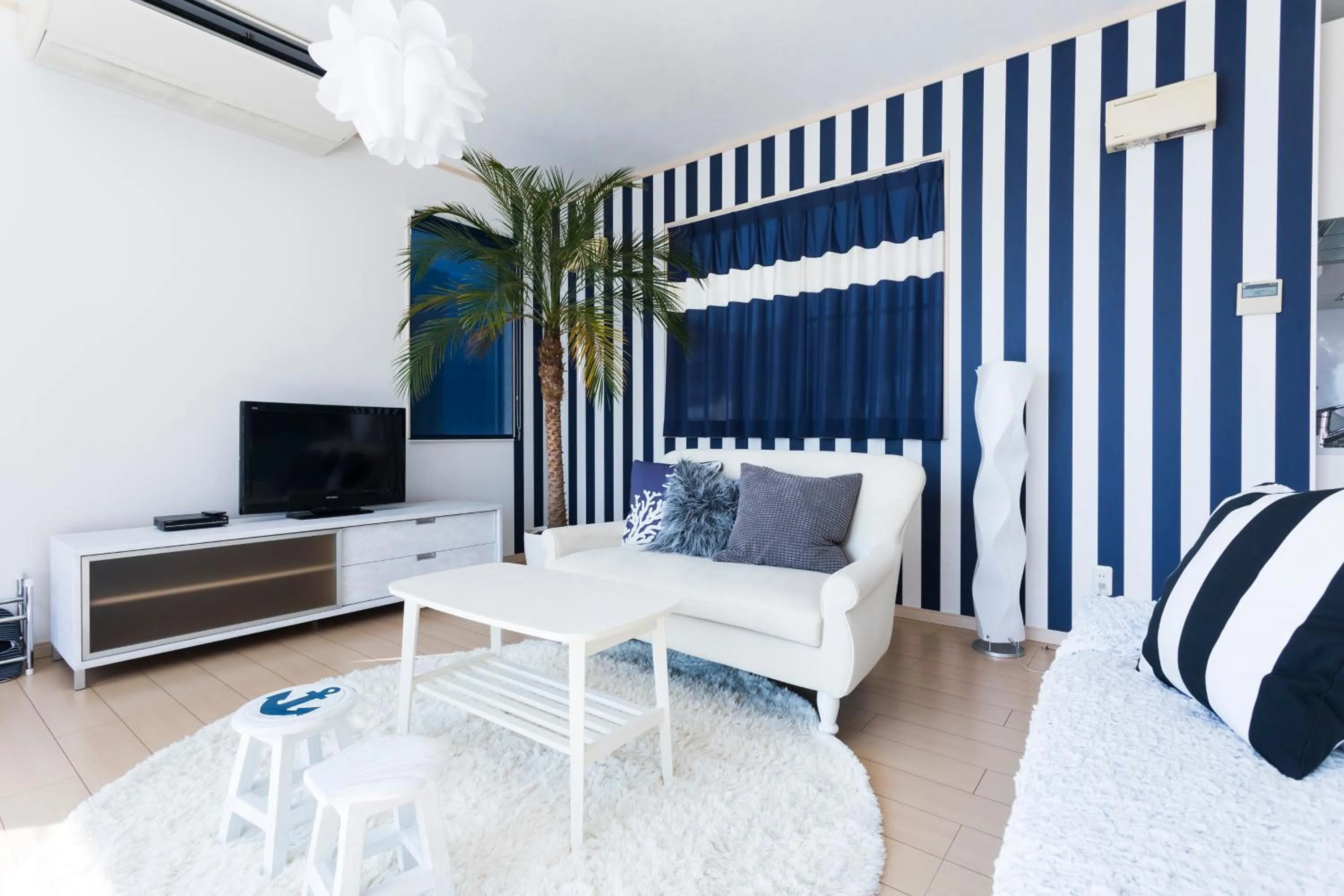 Living room in Marine House KAKISAKI