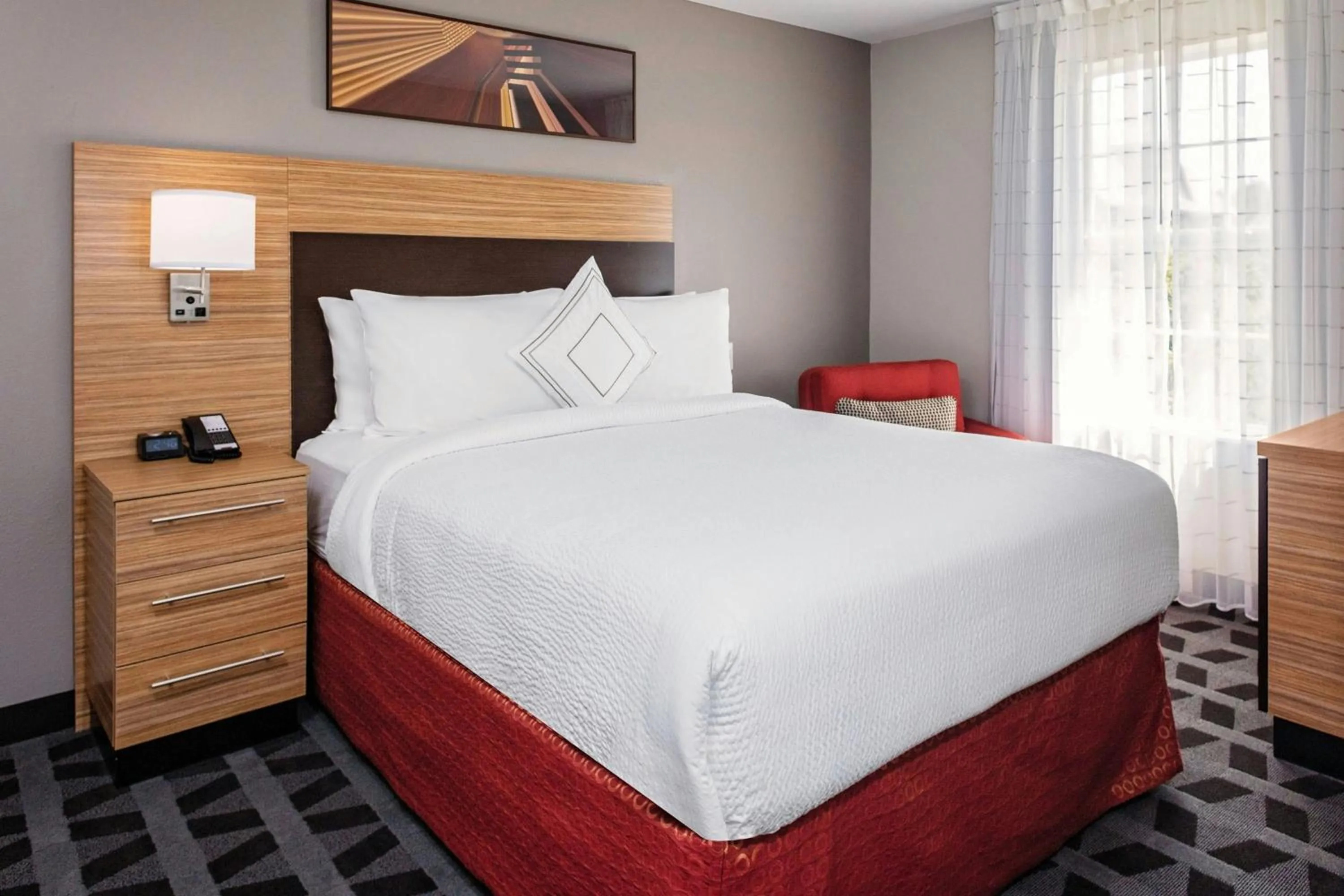 Bedroom, Bed in TownePlace Suites by Marriott Dallas Plano/Legacy