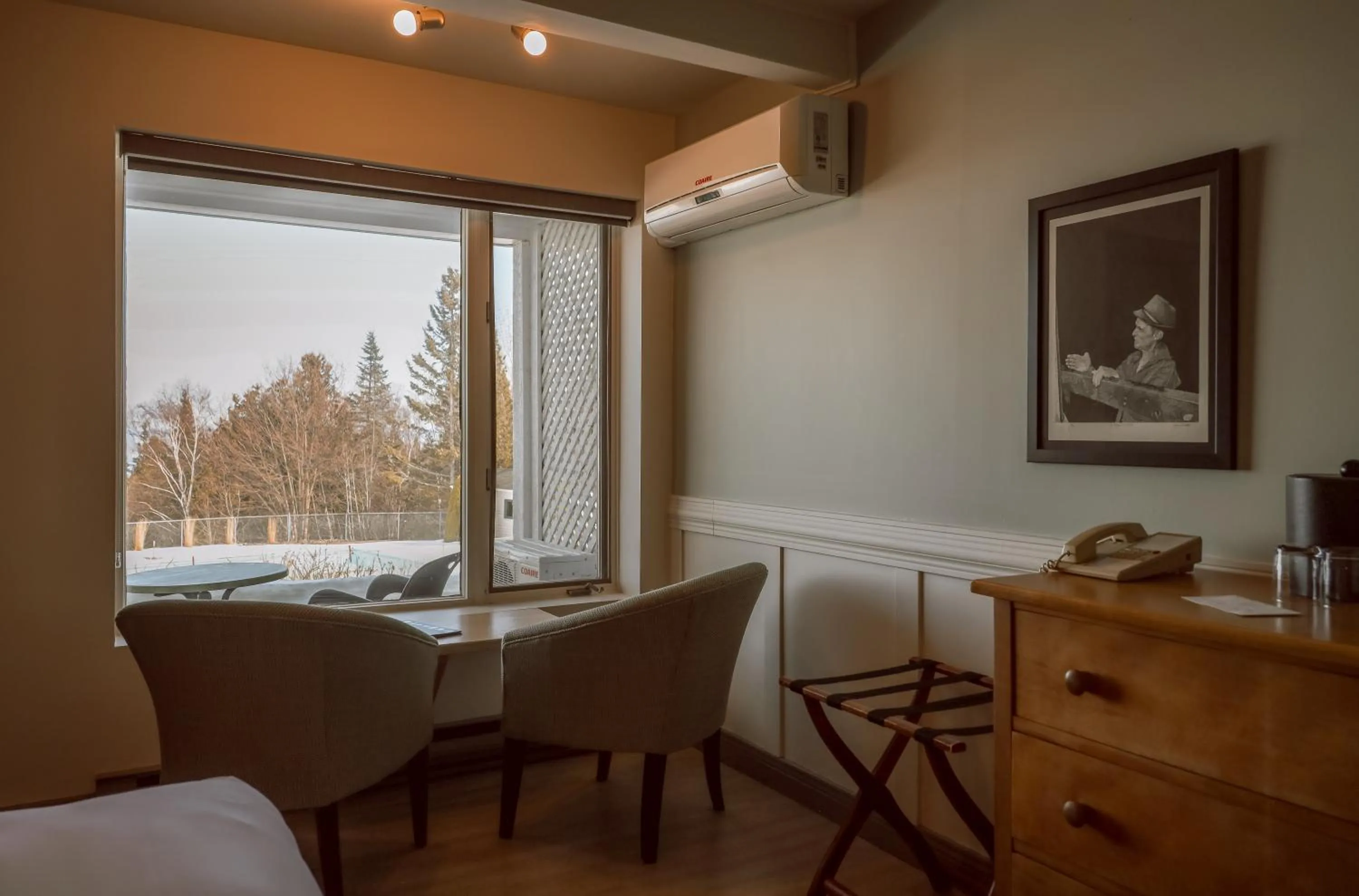 Seating area in Auberge Des 3 Canards