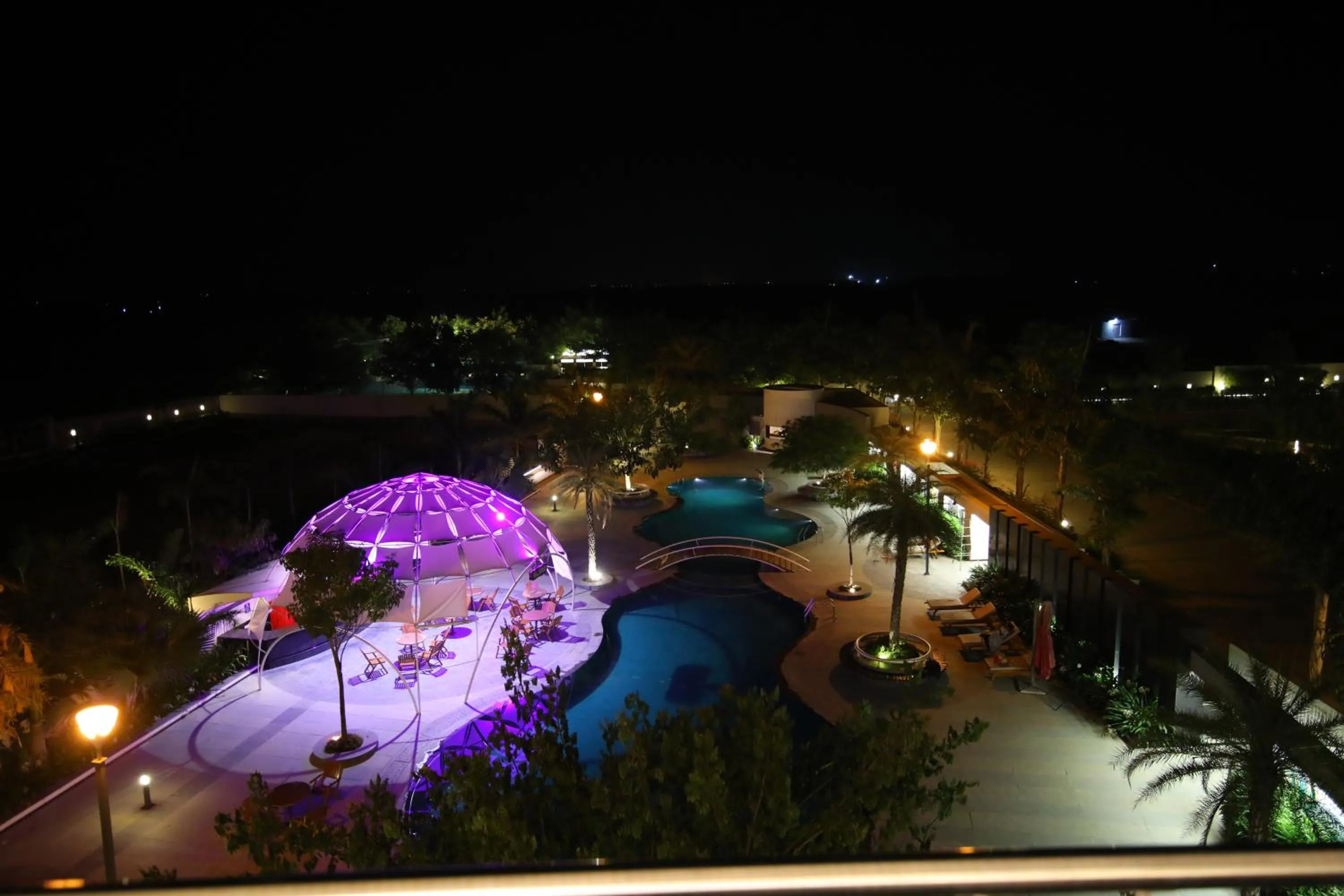 Swimming pool in The Emerald Club ,Rajkot