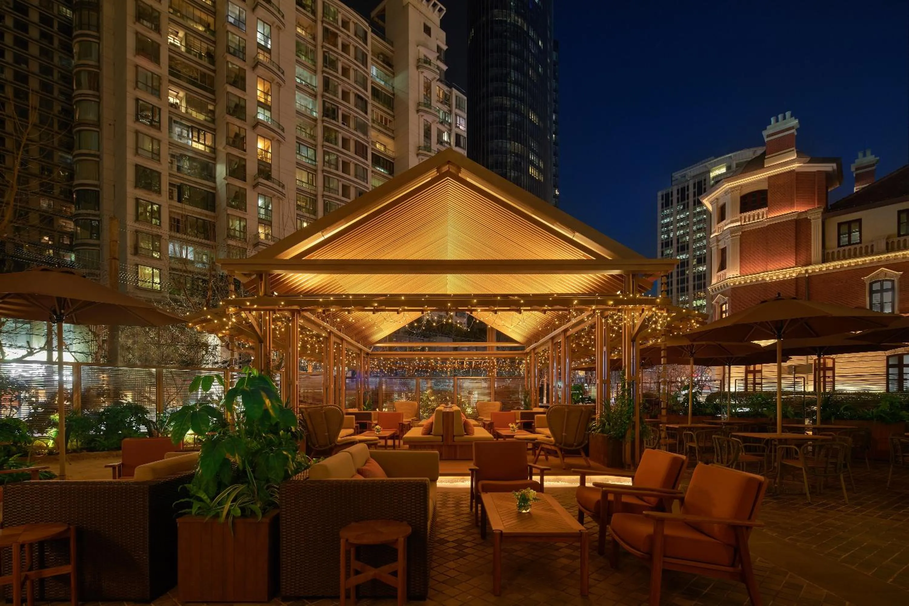 Night in The Sukhothai Shanghai