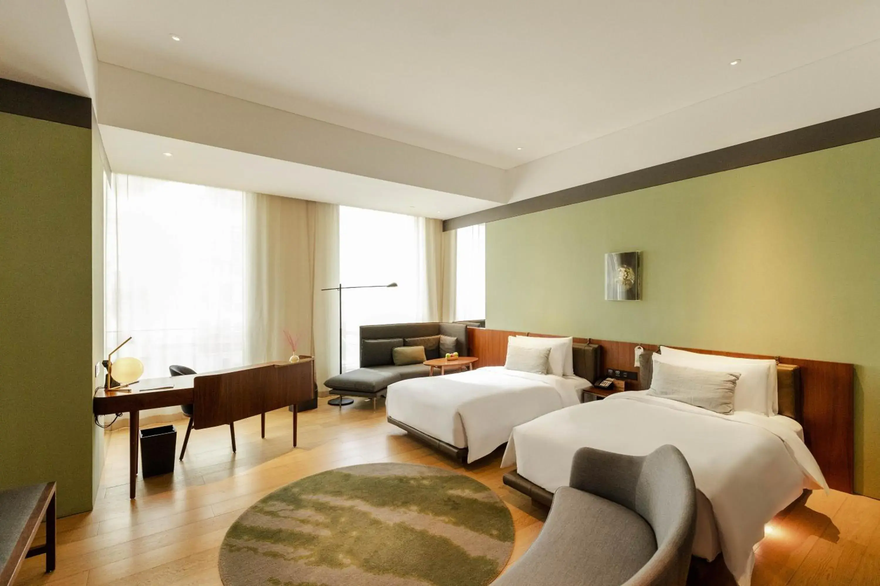 Executive Twin Room in The Sukhothai Shanghai Executive Twin Room in The Sukhothai Shanghai