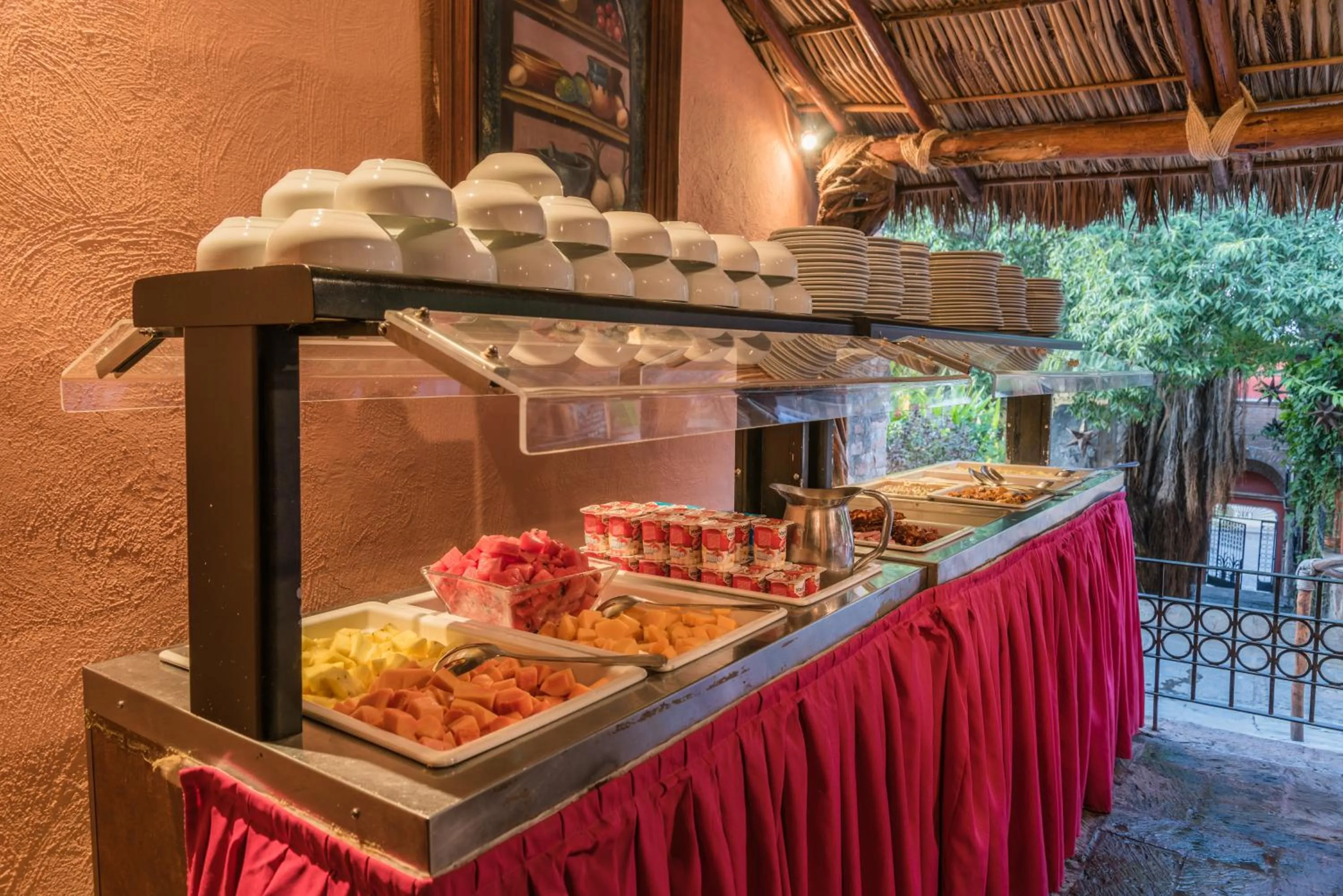 Buffet breakfast in Hotel Posada del Hidalgo - Balderrama Hotel Collection