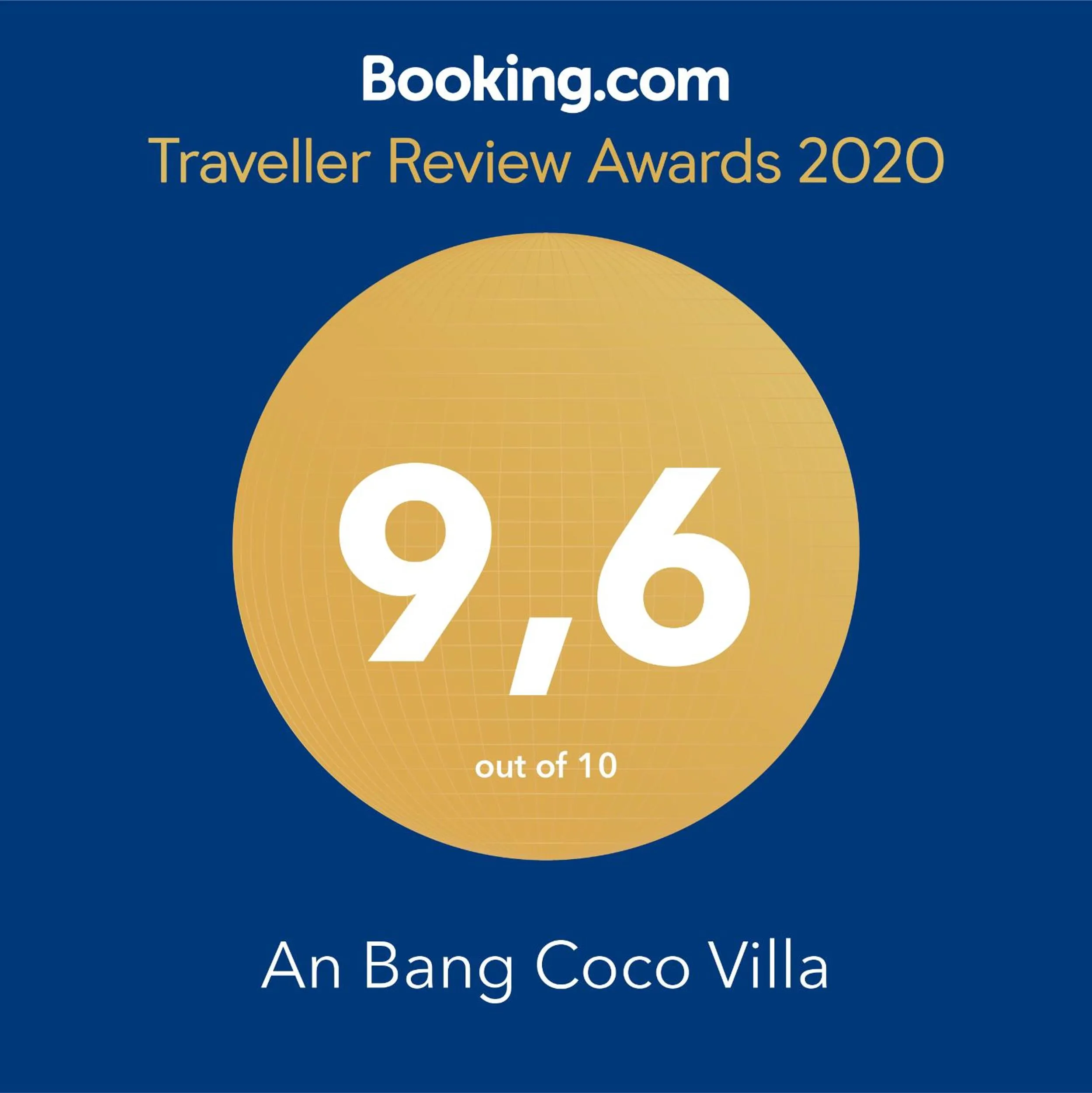 Certificate/Award in An Bang Coco Villa