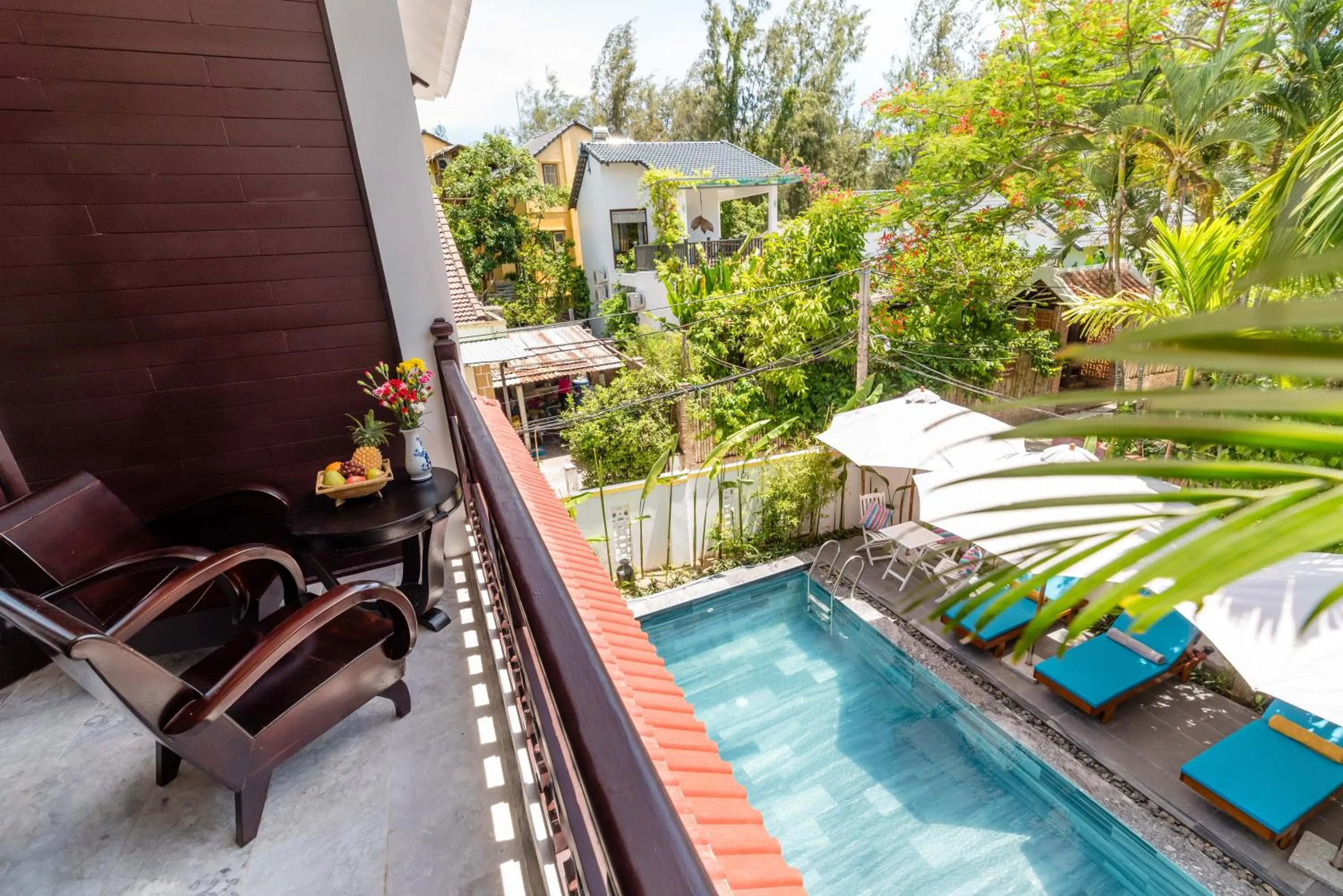 Balcony/Terrace in An Bang Coco Villa