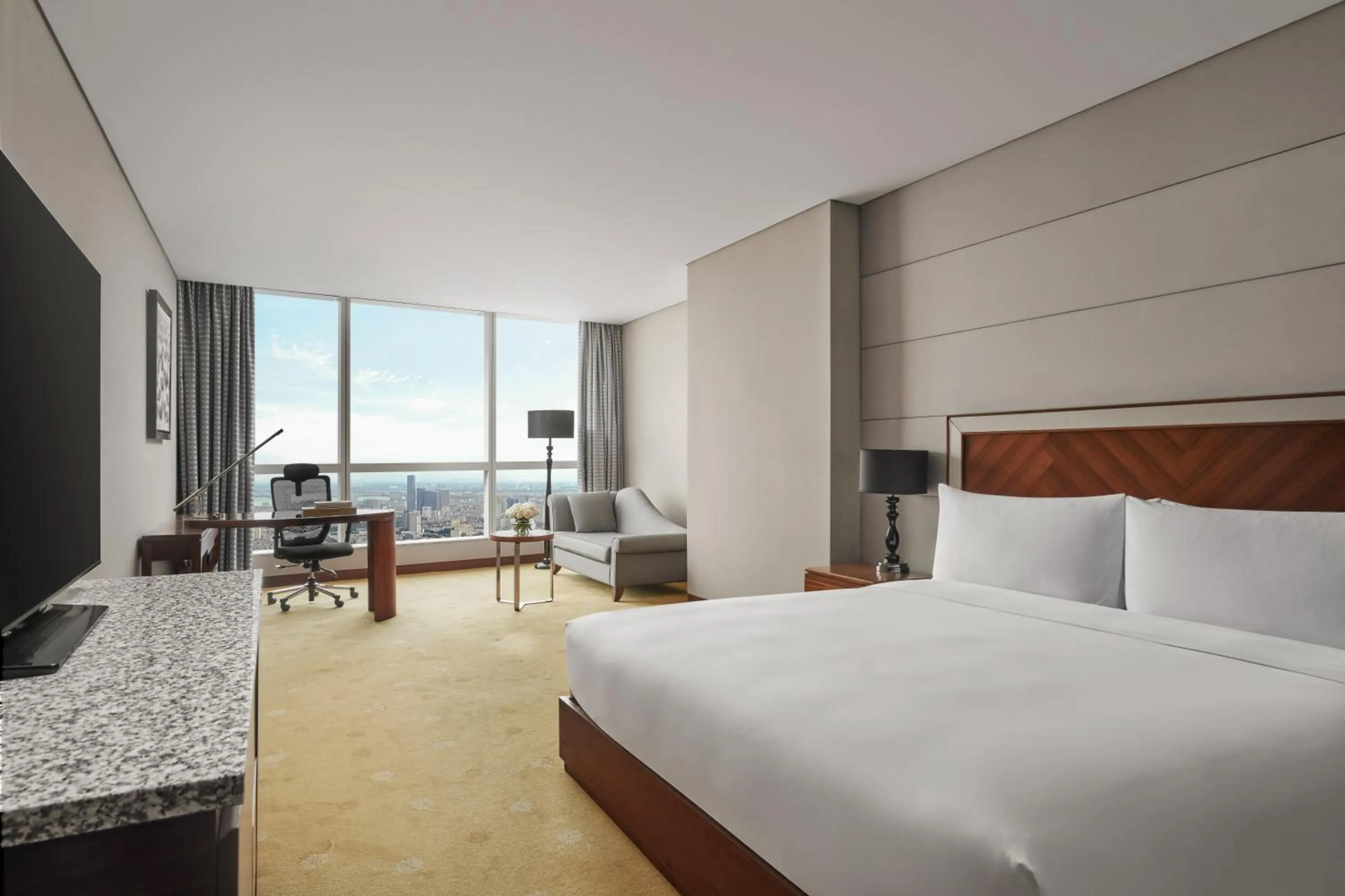 Bed in InterContinental Hanoi Landmark72 by IHG