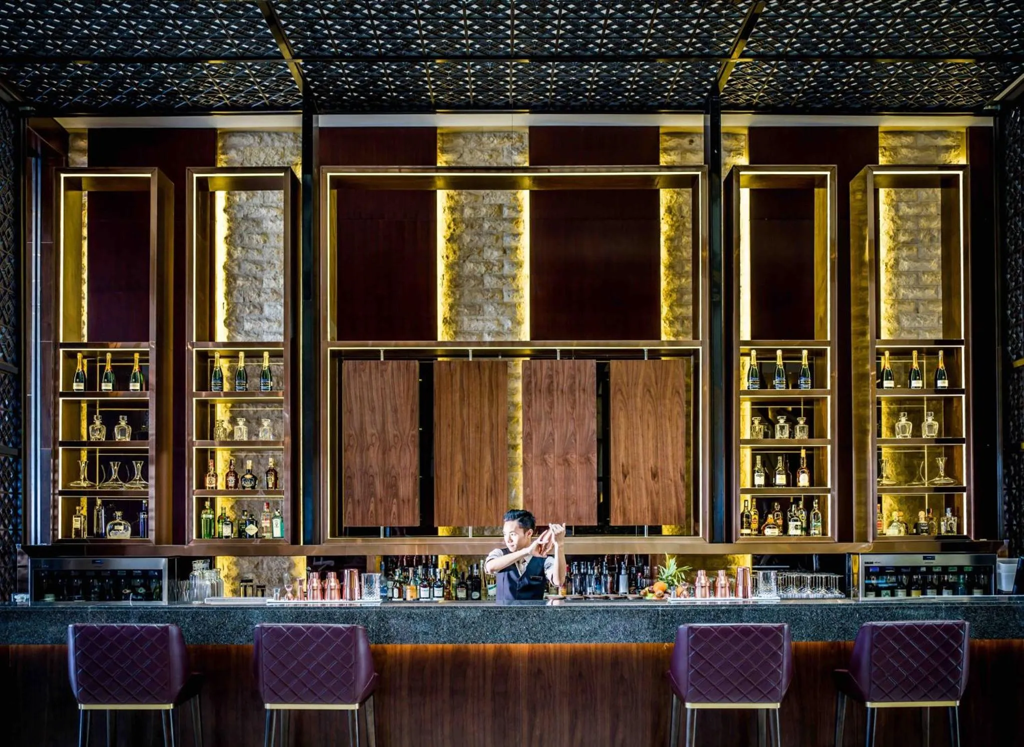 Lounge or bar in InterContinental Hanoi Landmark72 by IHG