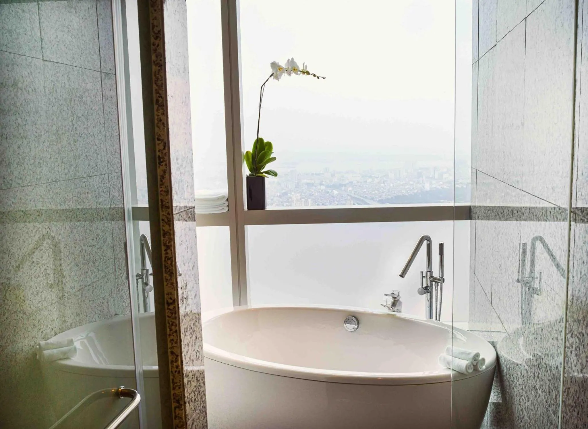 Bathroom in InterContinental Hanoi Landmark72 by IHG