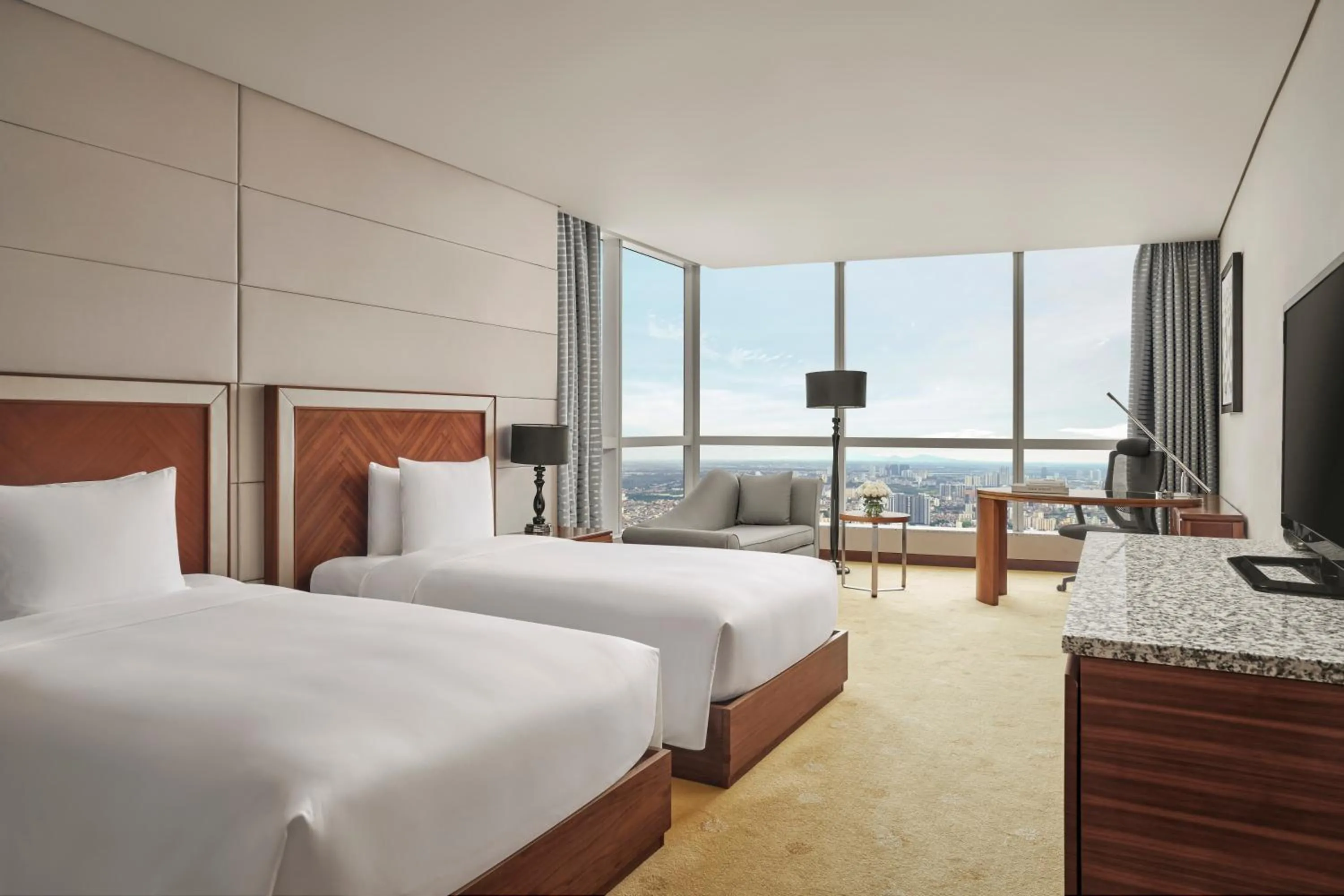 Bed in InterContinental Hanoi Landmark72 by IHG