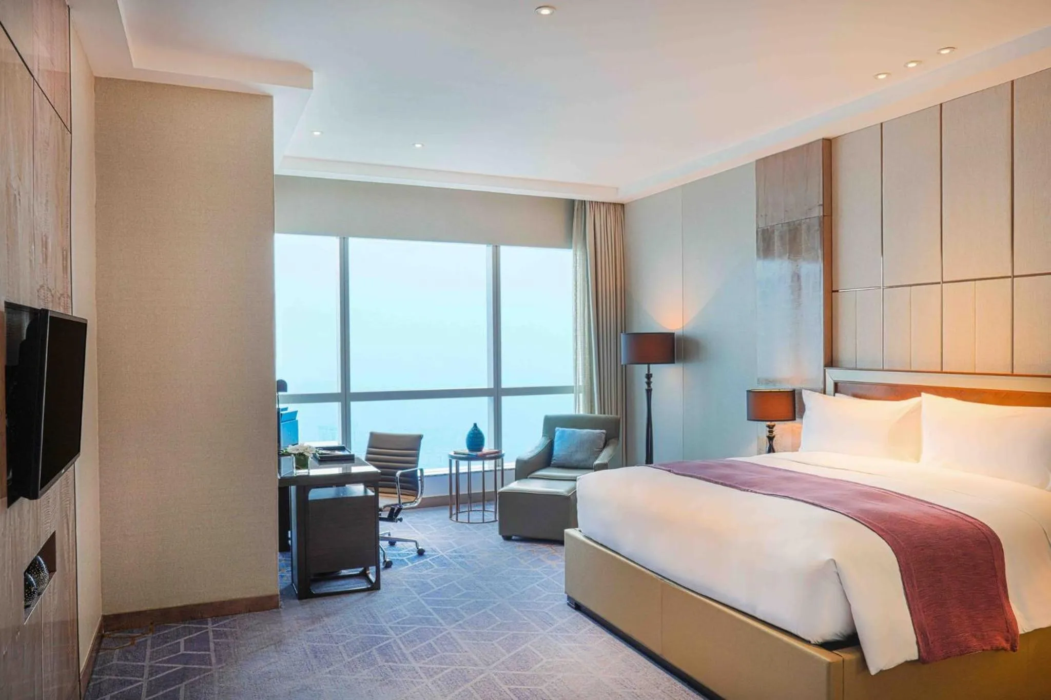 Bedroom, Bed in InterContinental Hanoi Landmark72 by IHG