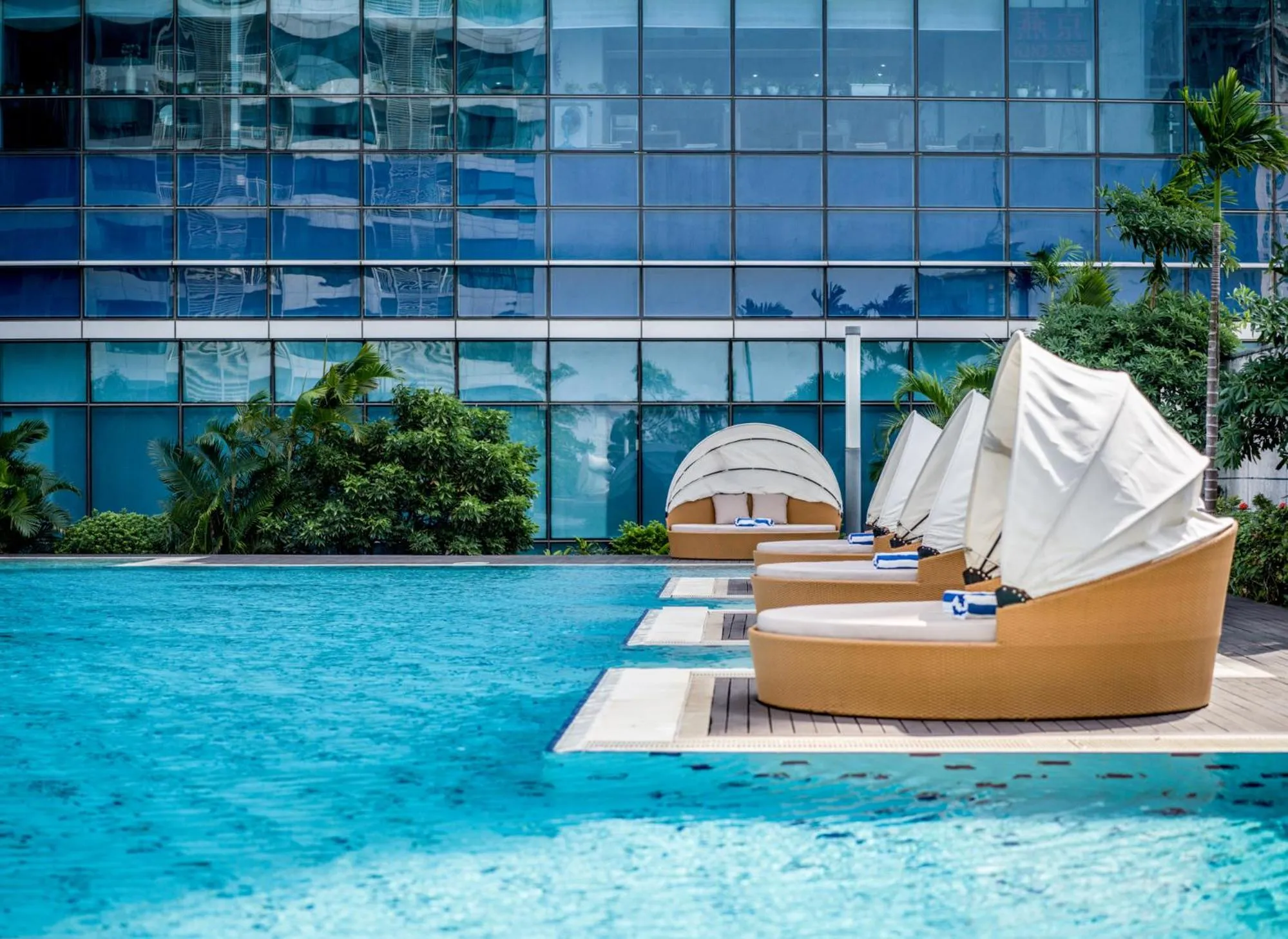 Swimming pool in InterContinental Hanoi Landmark72 by IHG