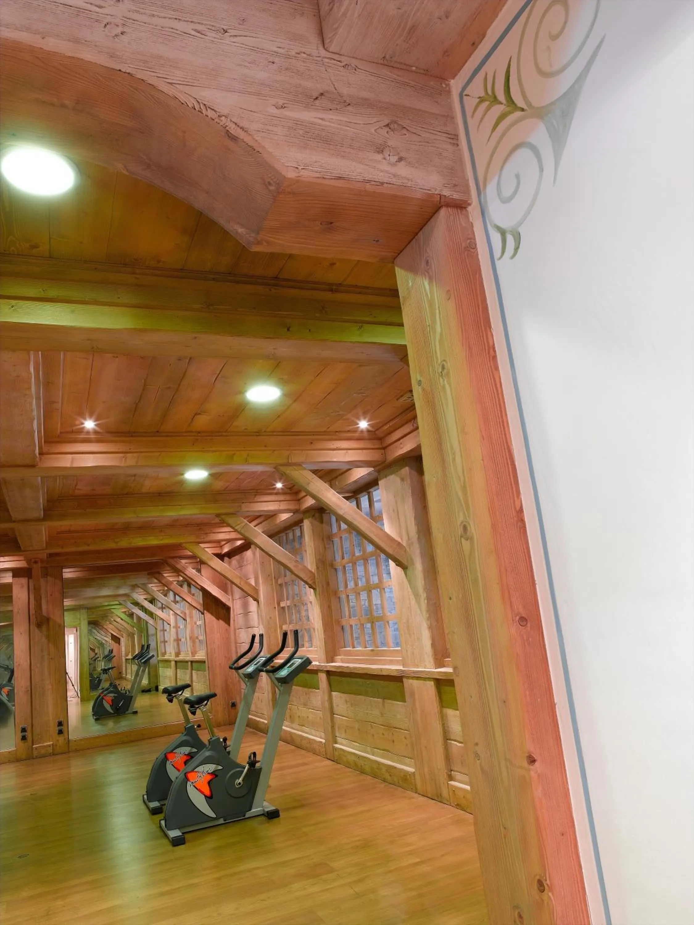 Fitness centre/facilities in CGH Résidences & Spas Le Hameau Du Beaufortain