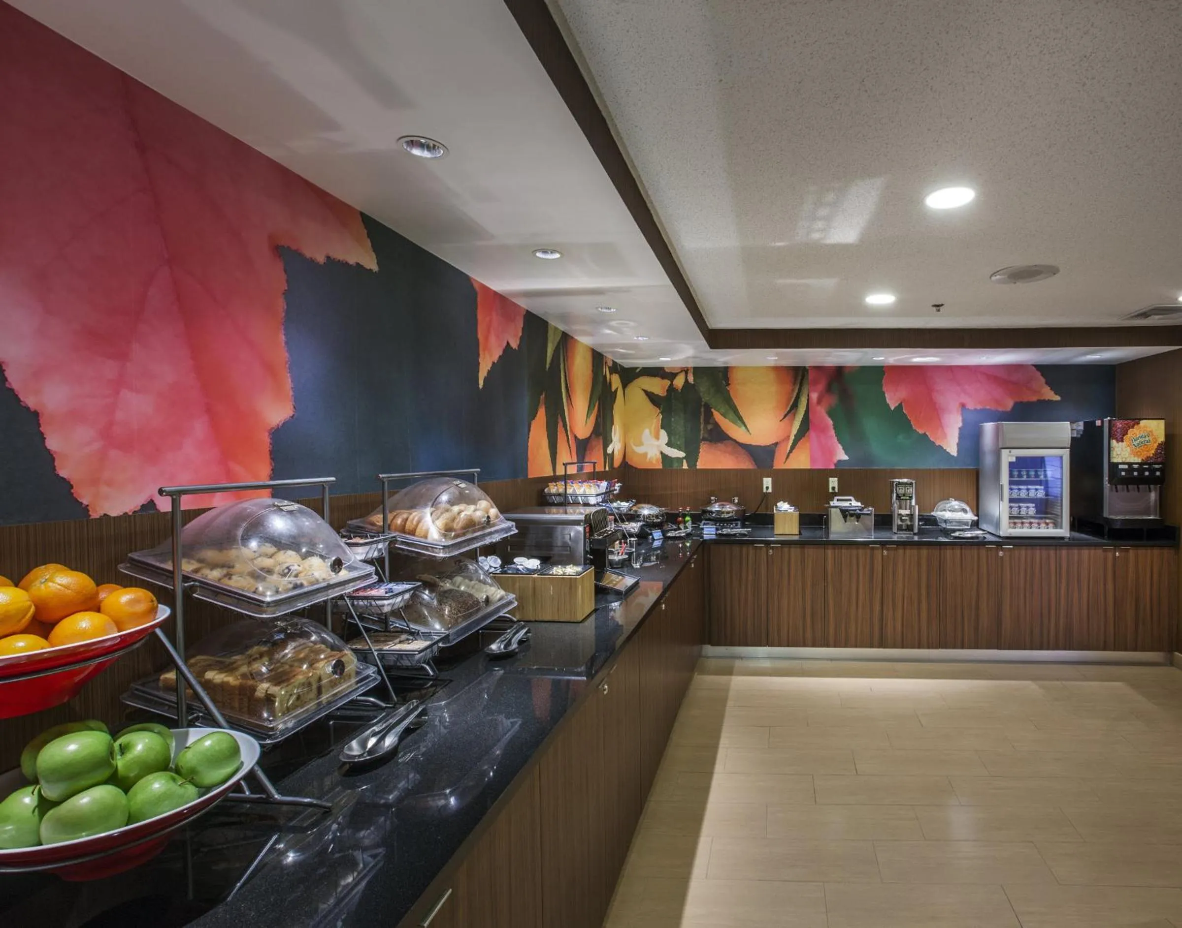 Buffet breakfast in Fairfield Inn by Marriott East Rutherford Meadowlands