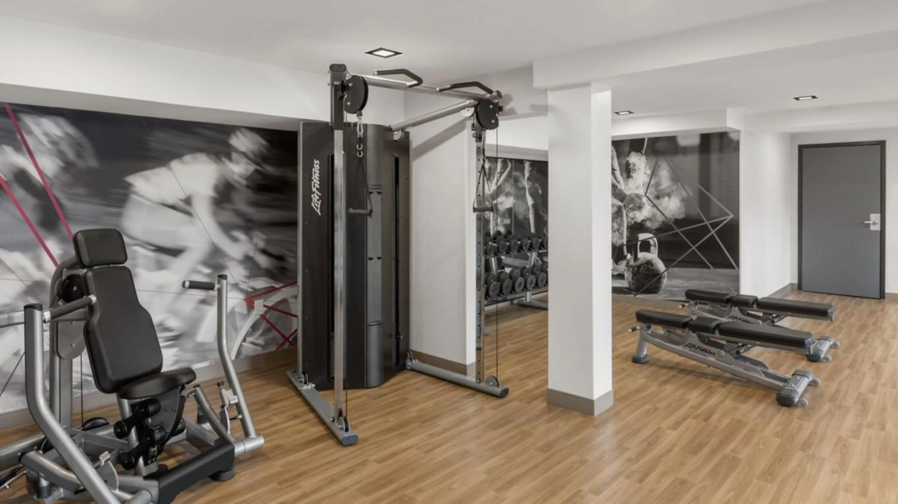 Fitness centre/facilities in Marriott Saddle Brook