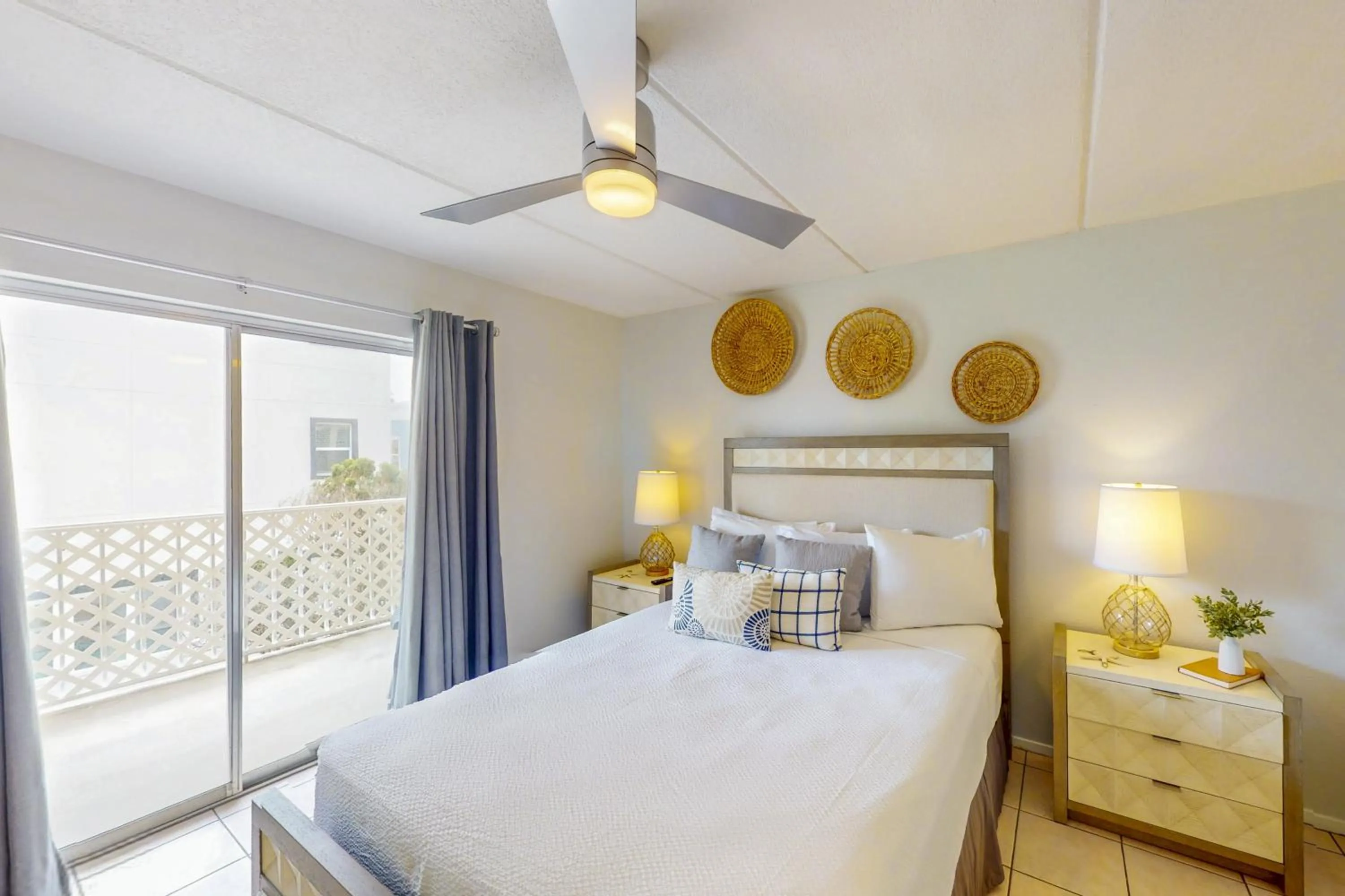 Bed in Fiesta Sol Condominiums