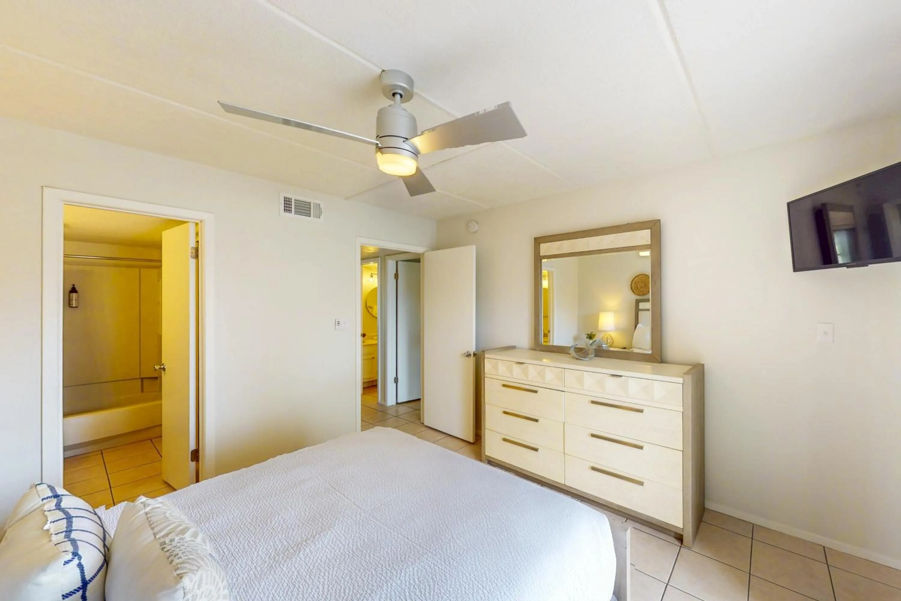 Bed in Fiesta Sol Condominiums