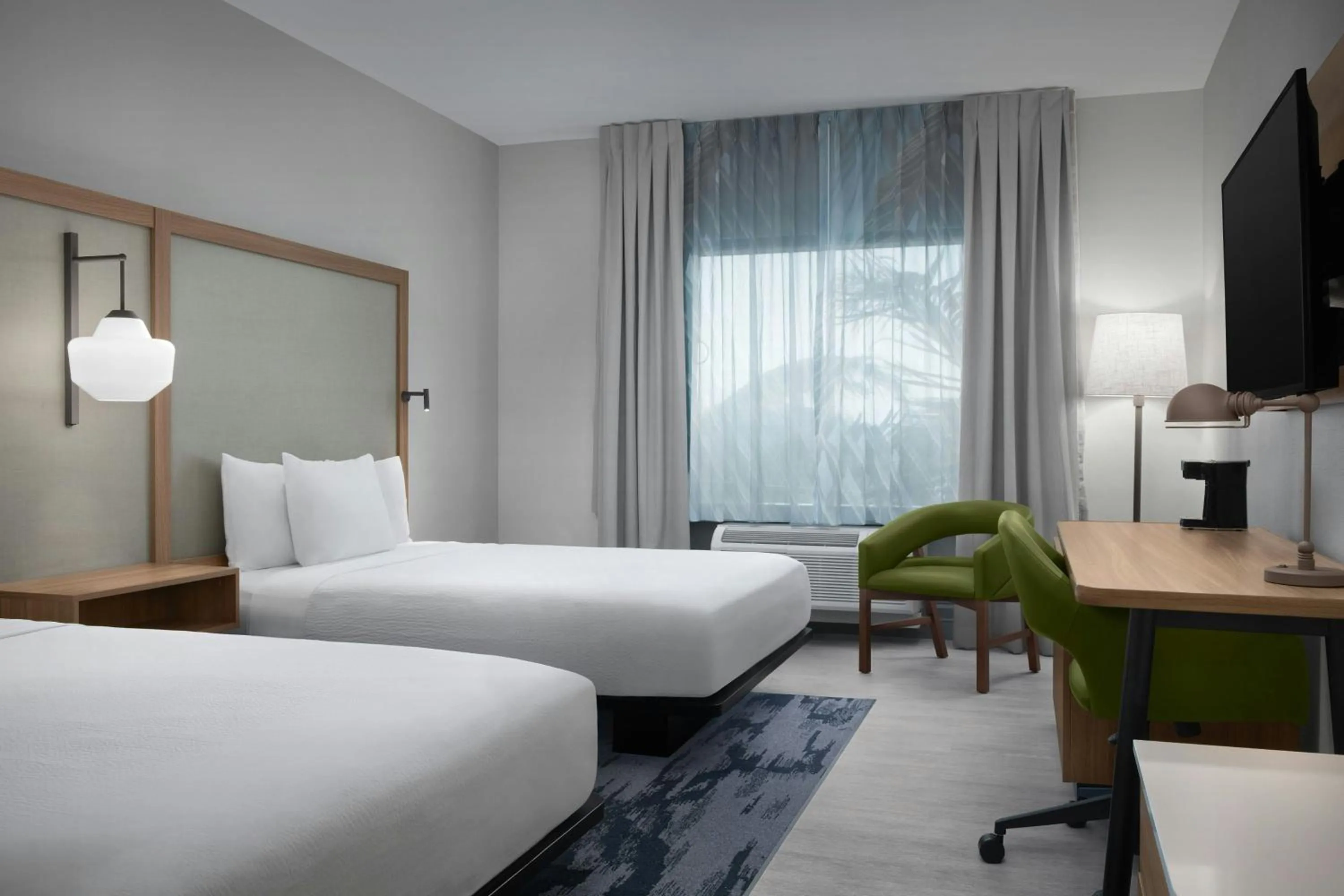 Photo of the whole room, Bed in Fairfield Inn & Suites Fort Lauderdale Airport & Cruise Port