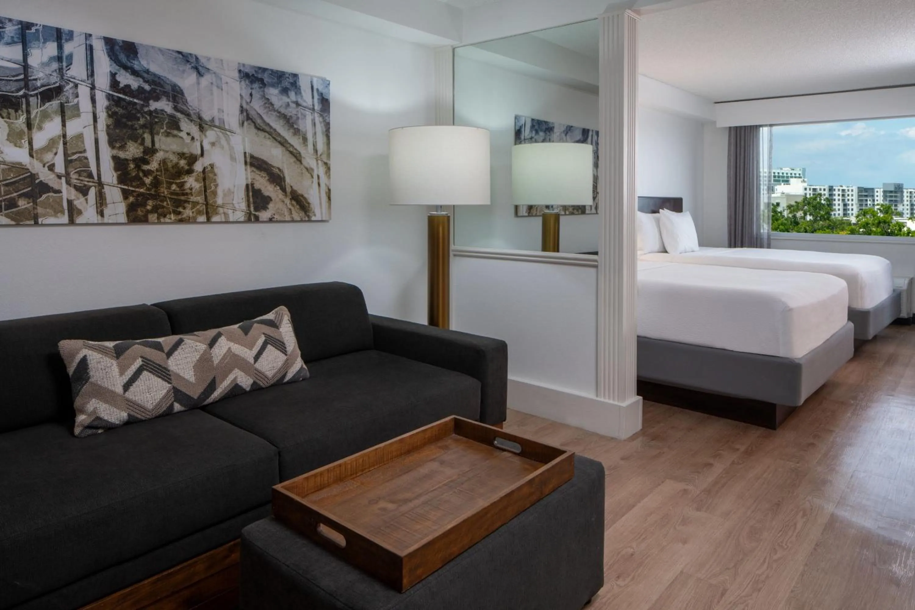 Bedroom, Bed in SpringHill Suites Fort Lauderdale Airport