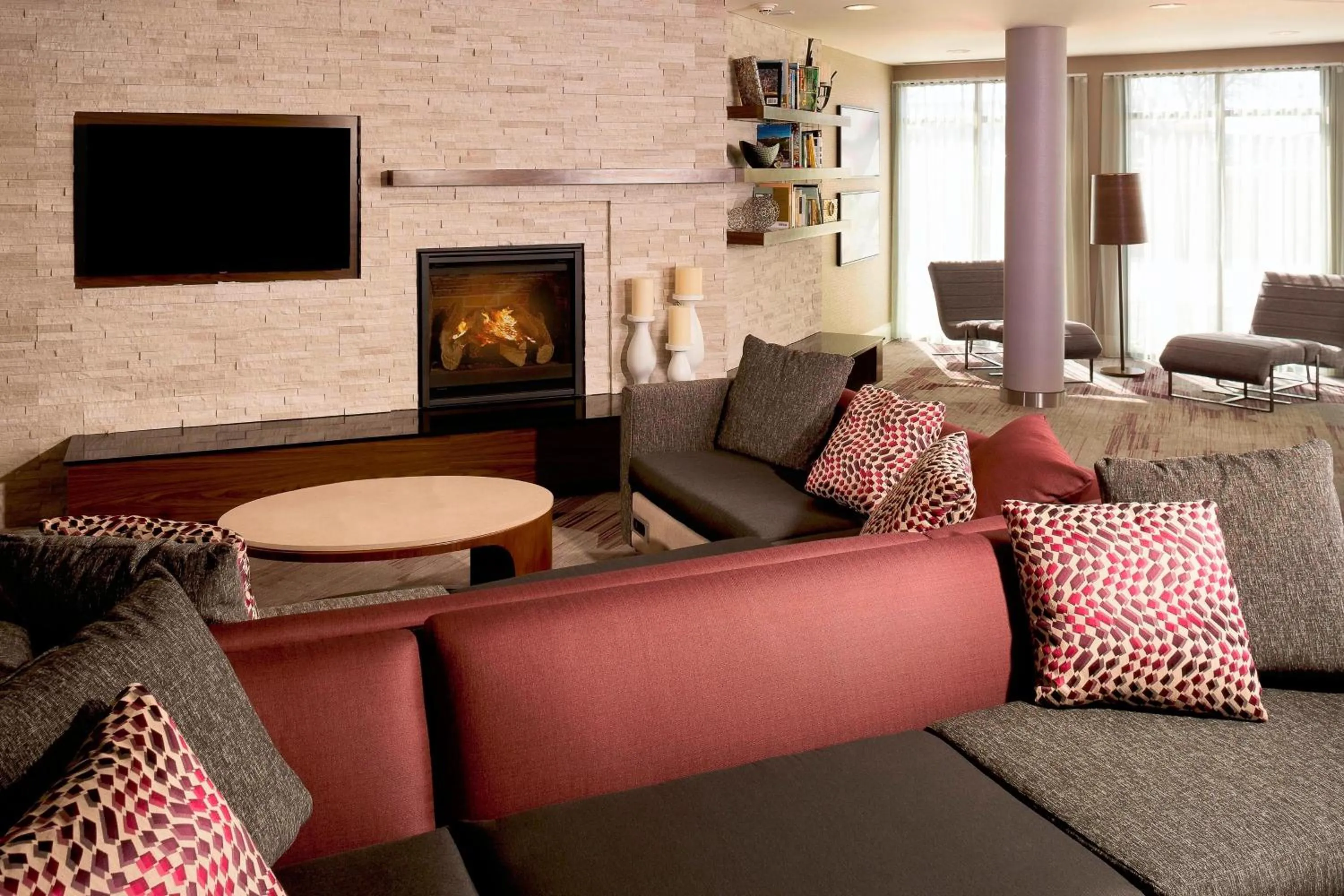 Lobby or reception in Courtyard By Marriott Sioux Falls